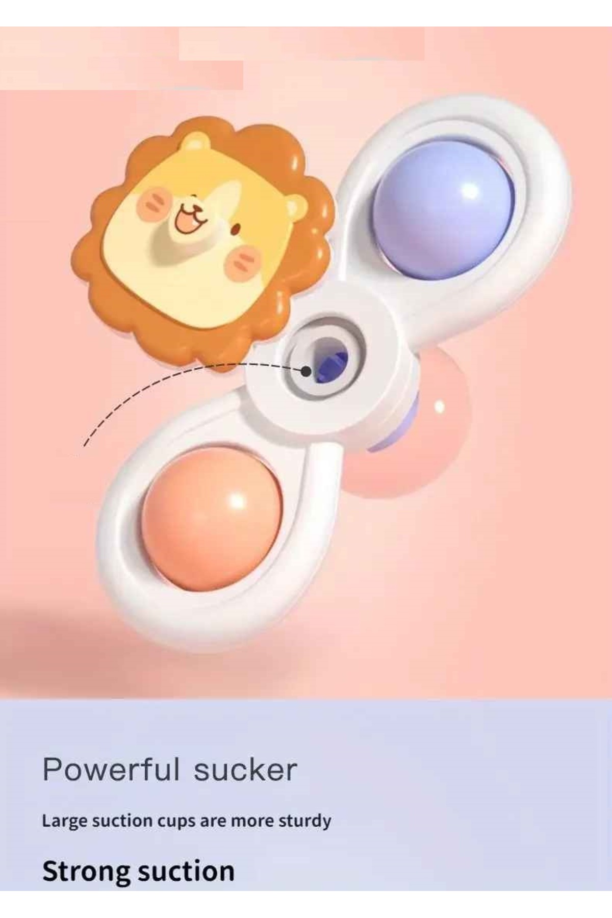 Schulzz 3 Vantuzlu Dönen Banyo Duyusal Oyuncak Set fotoğrafı 5 (önizleme)