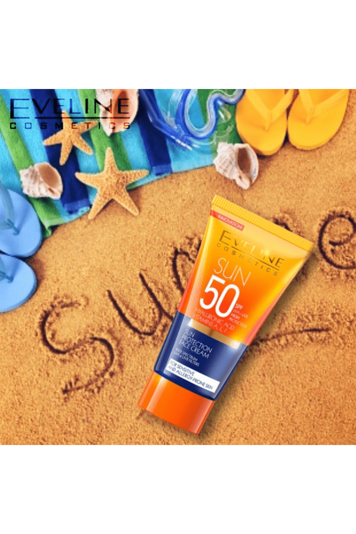Eveline Cosmetics-Eveline Sunscreen Face Cream SPF 50 - 50ml 3