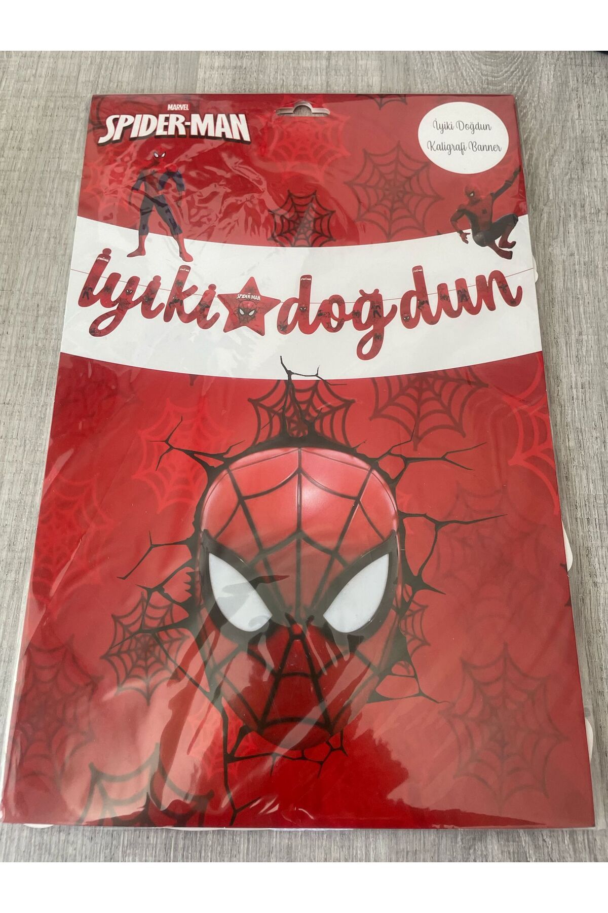 MODA İyiki Doğdun Örümcek adam Banner