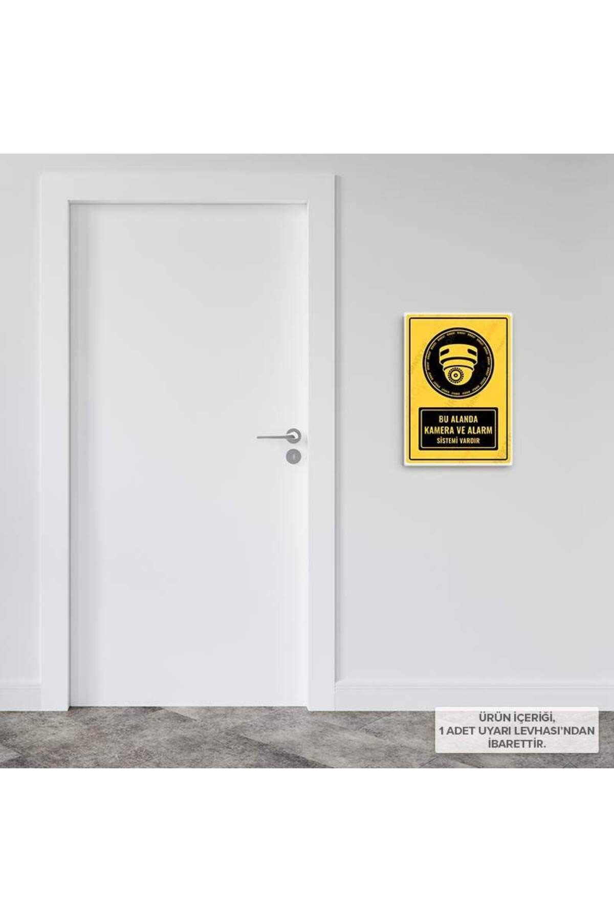 Posterya-Ul01375-A5 - There Is a Camera and Alarm System in This Area Warning Sign (15.4×21.6cm) 3