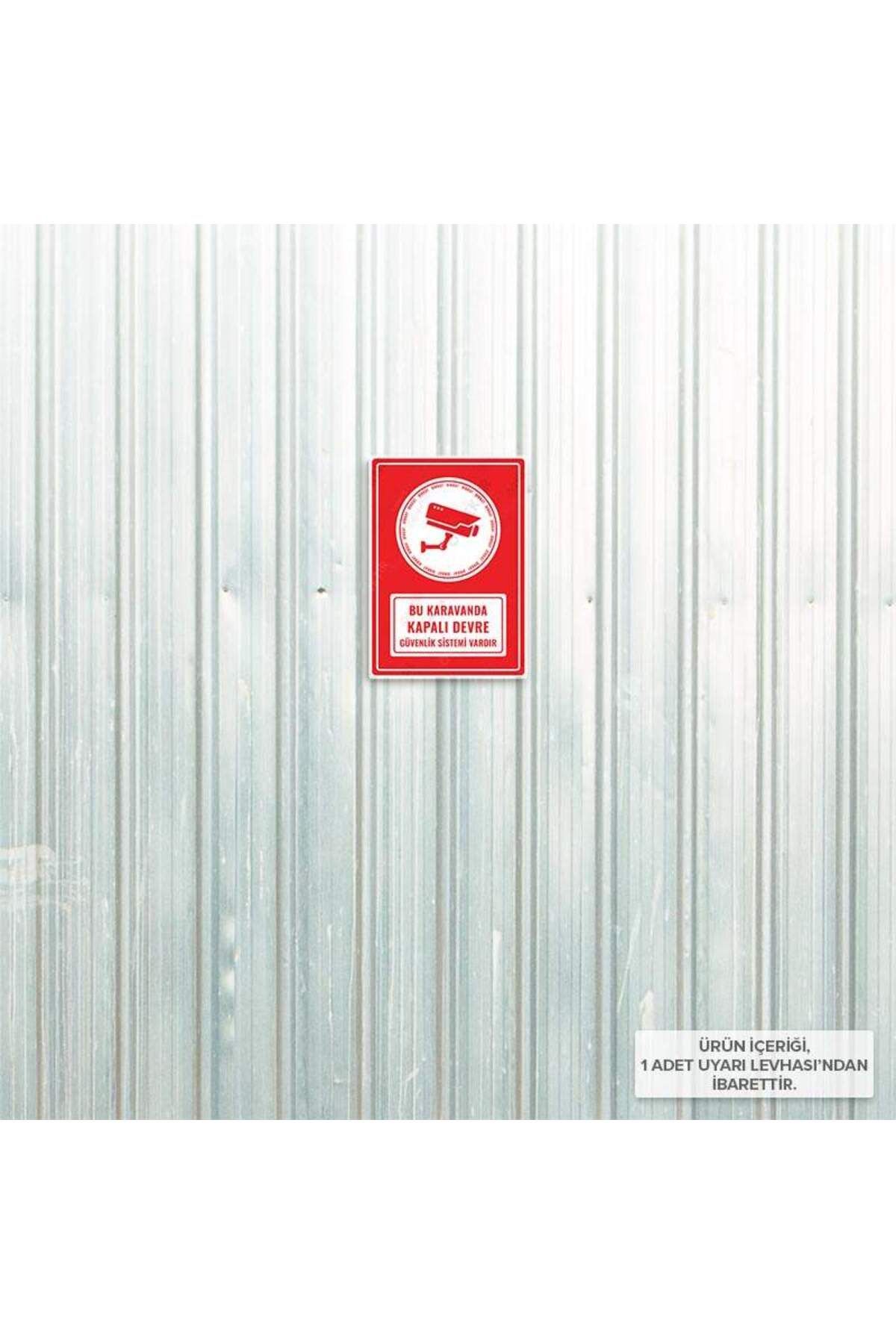 Posterya-Ul01357-A5 - This Caravan Has a Closed Circuit Security System Warning Sign (15,4×21,6cm) 4
