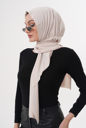 Ritagarcia Çıtçıtlı Büzgülü Tesettür Şal