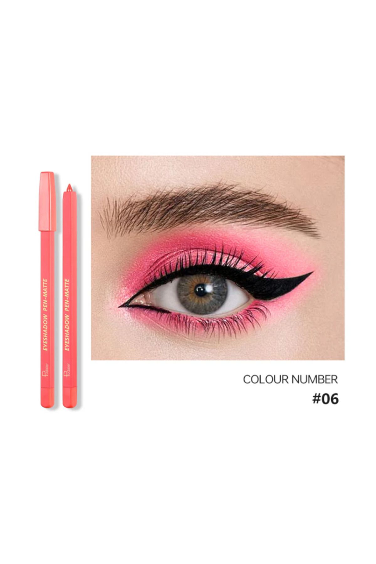 Pudaier Renkli göz far kalemi - colorful eyeshadow pencil vegan (06)