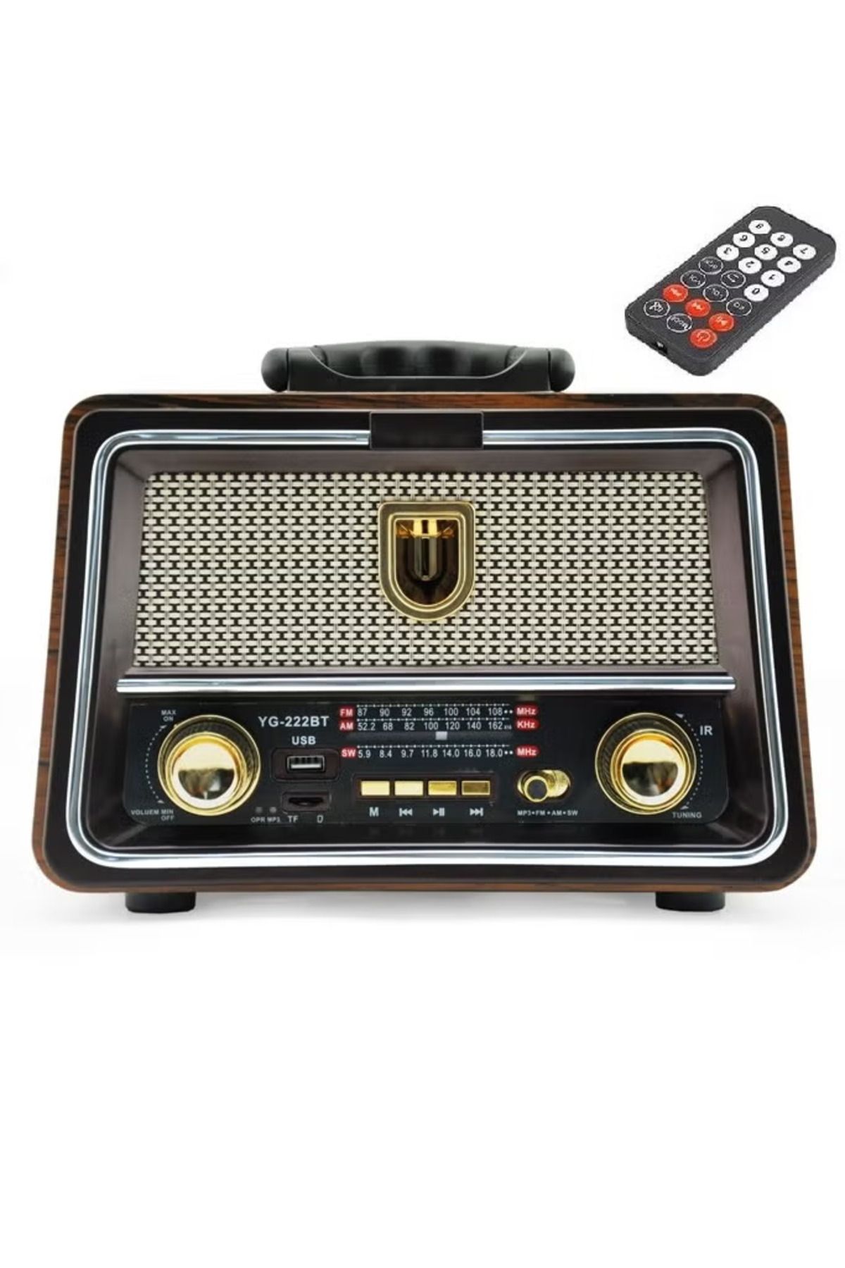 Denx-Dx2442 Rechargeable Hi-fi Radio With Remote Control, Large Capacity Battery 4