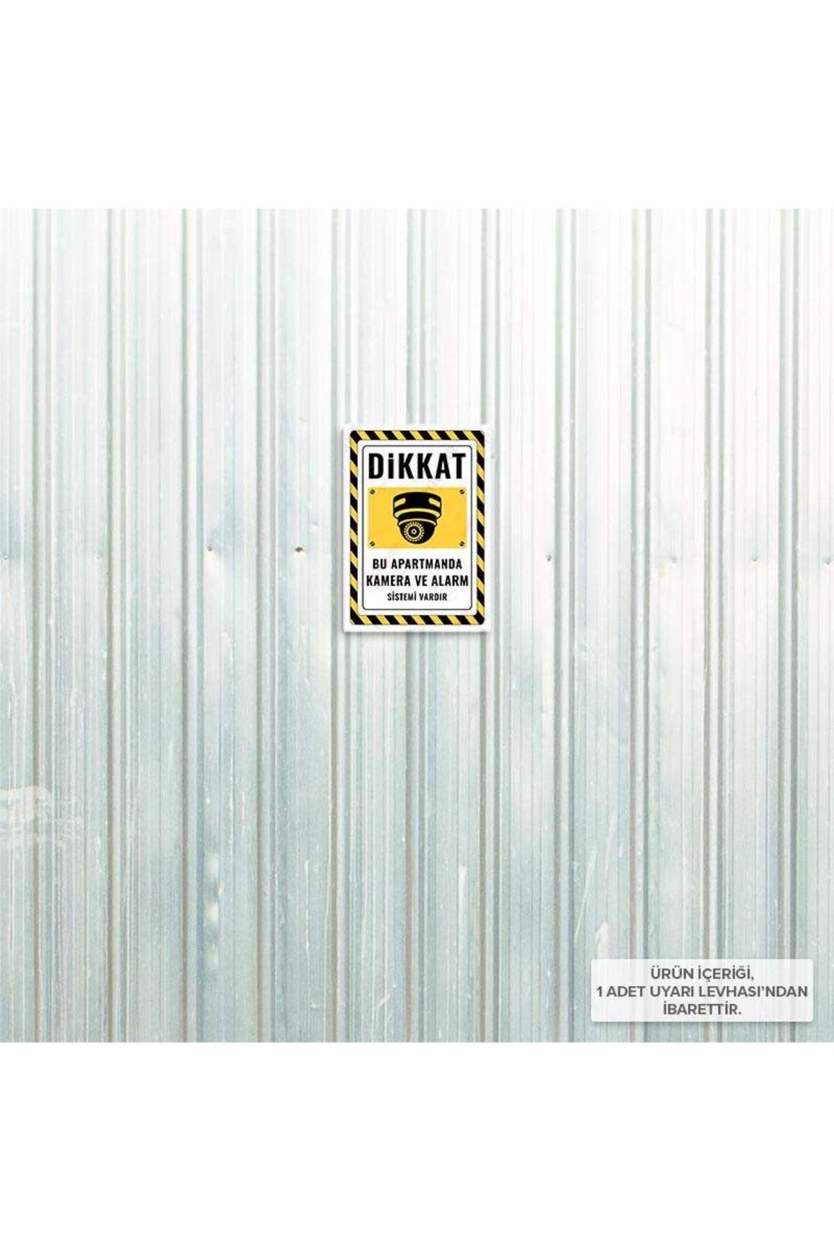 Posterya-Ul02538-A4 - There Is a Camera and Alarm System in This Apartment Warning Sign (21.6×30.3cm) 4