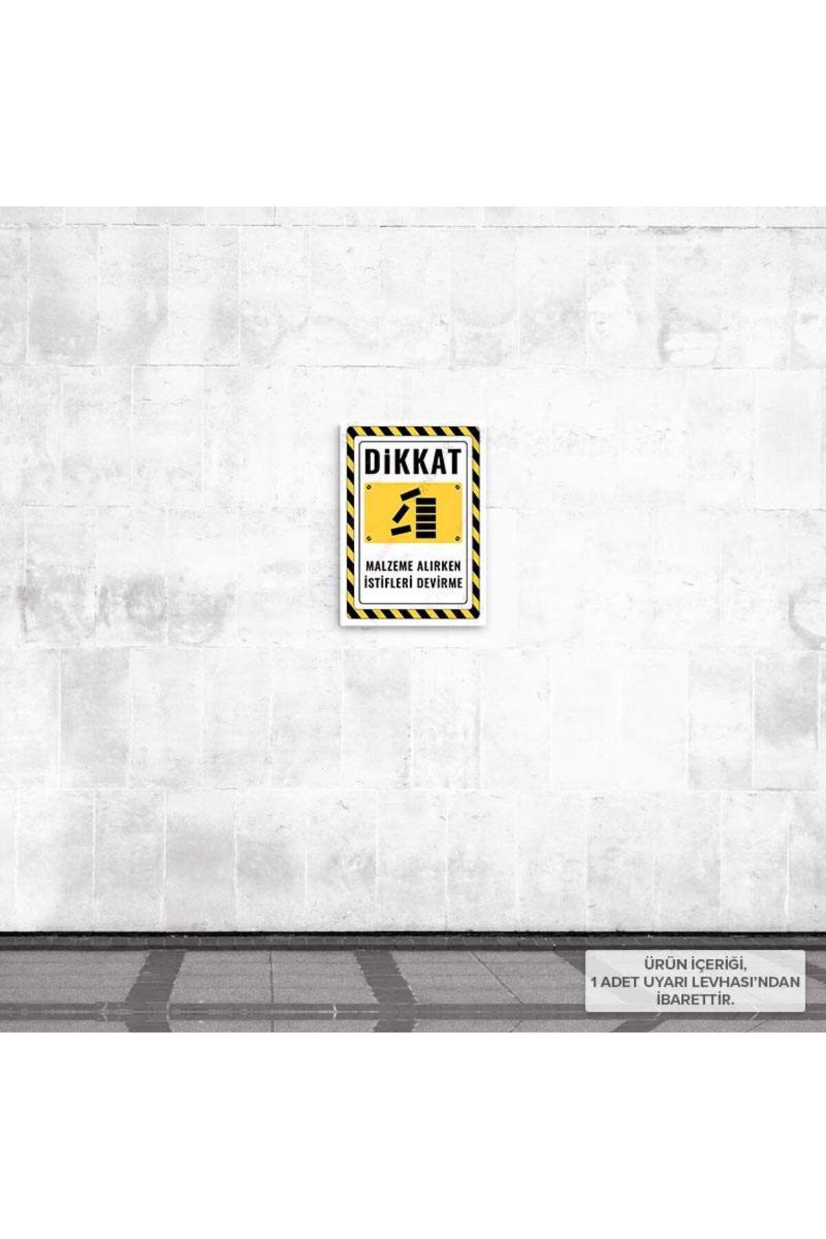 Posterya-Ul02831-A5 - Warning Sign for Tilting Stacks When Material Is Picked up (15.4×21.6cm) 2