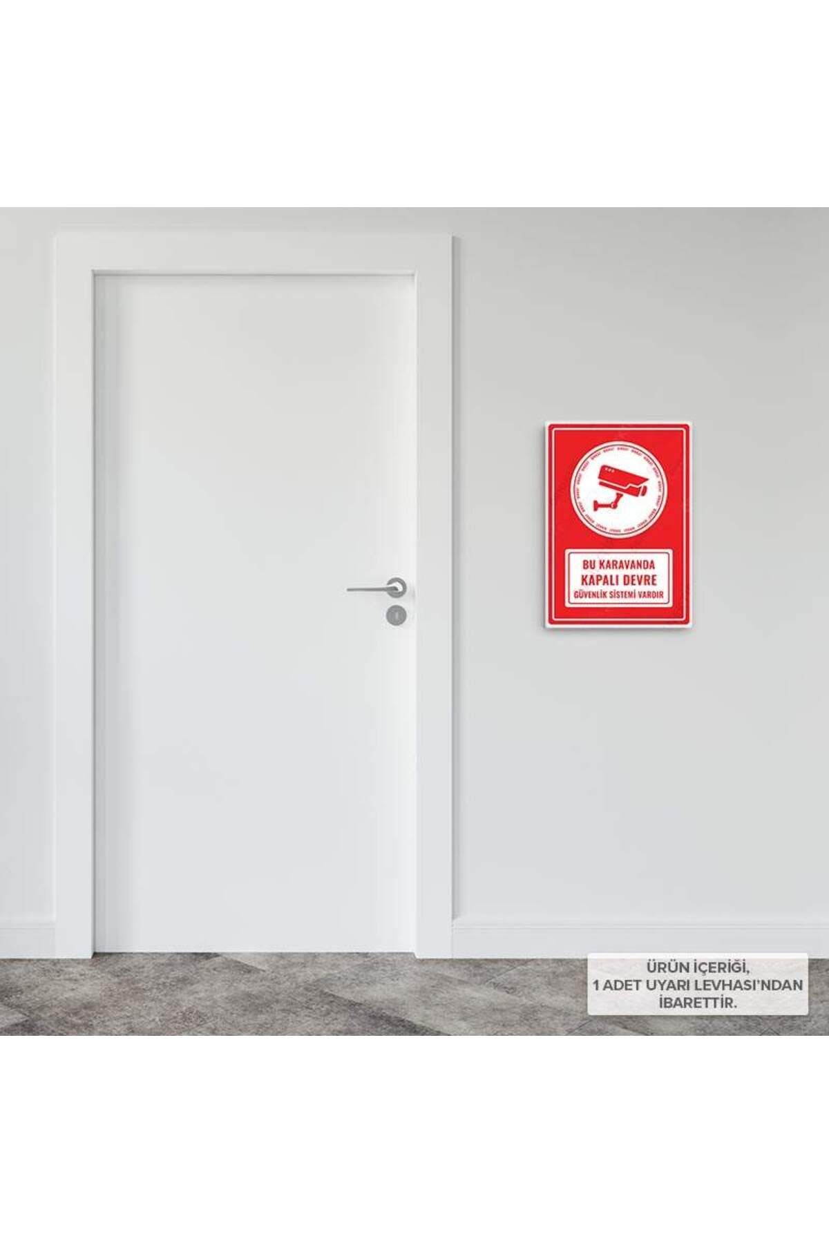 Posterya-Ul01357-A5 - This Caravan Has a Closed Circuit Security System Warning Sign (15,4×21,6cm) 3