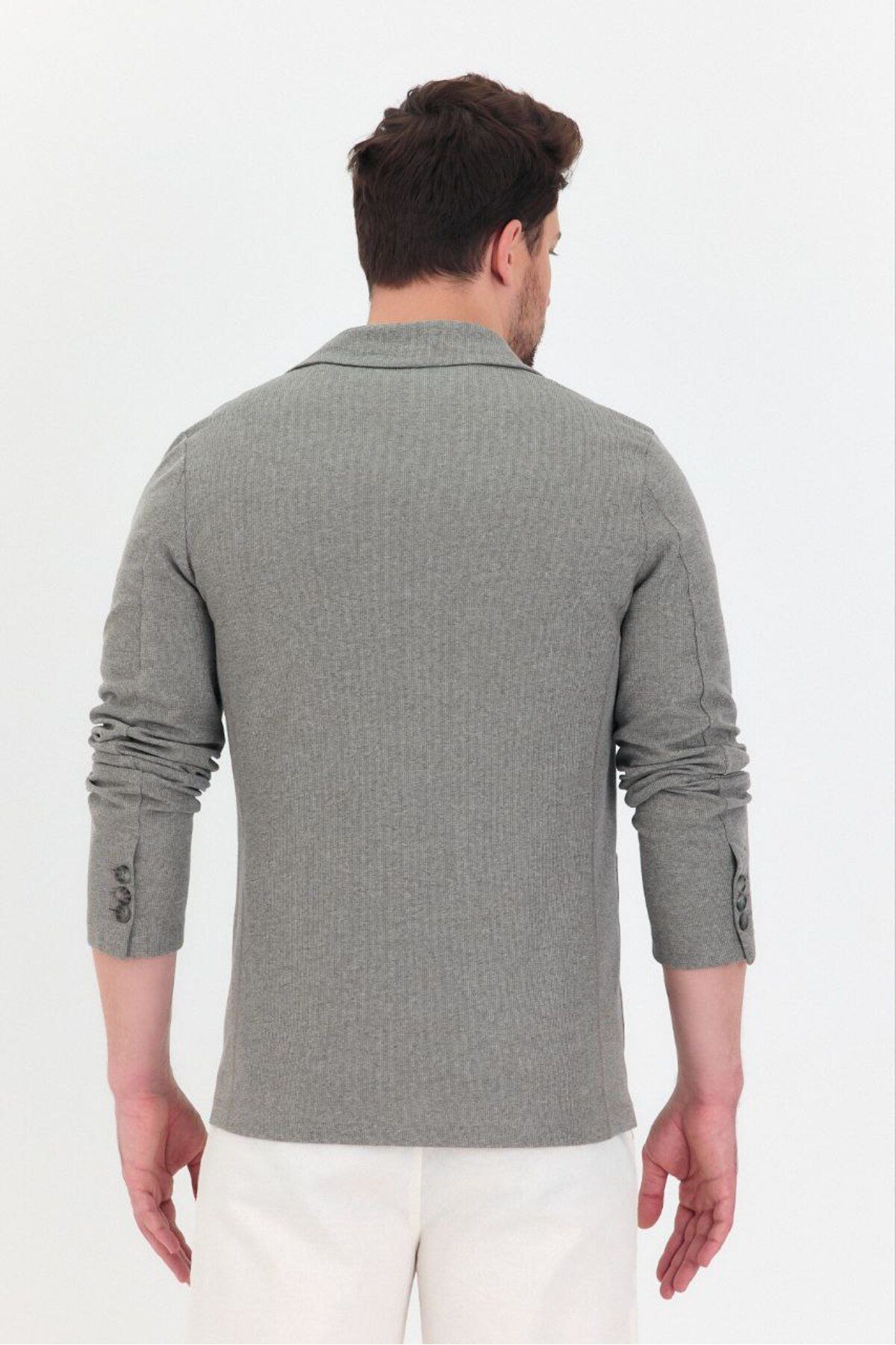Savira-Slimfit Men's Sports Jacket Knitted Cotton Blended Fabric Full Stretching Fabric New Season 2