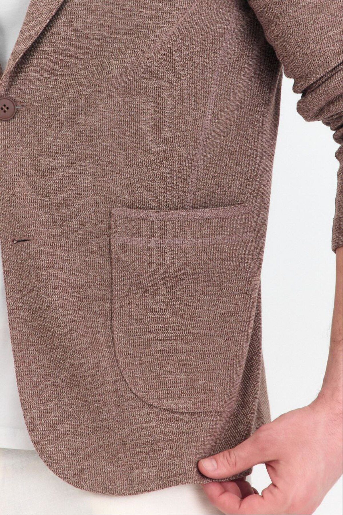 Savira-Slimfit Men's Sports Jacket Knitted Cotton Blended Fabric Full Stretching Fabric New Season 4