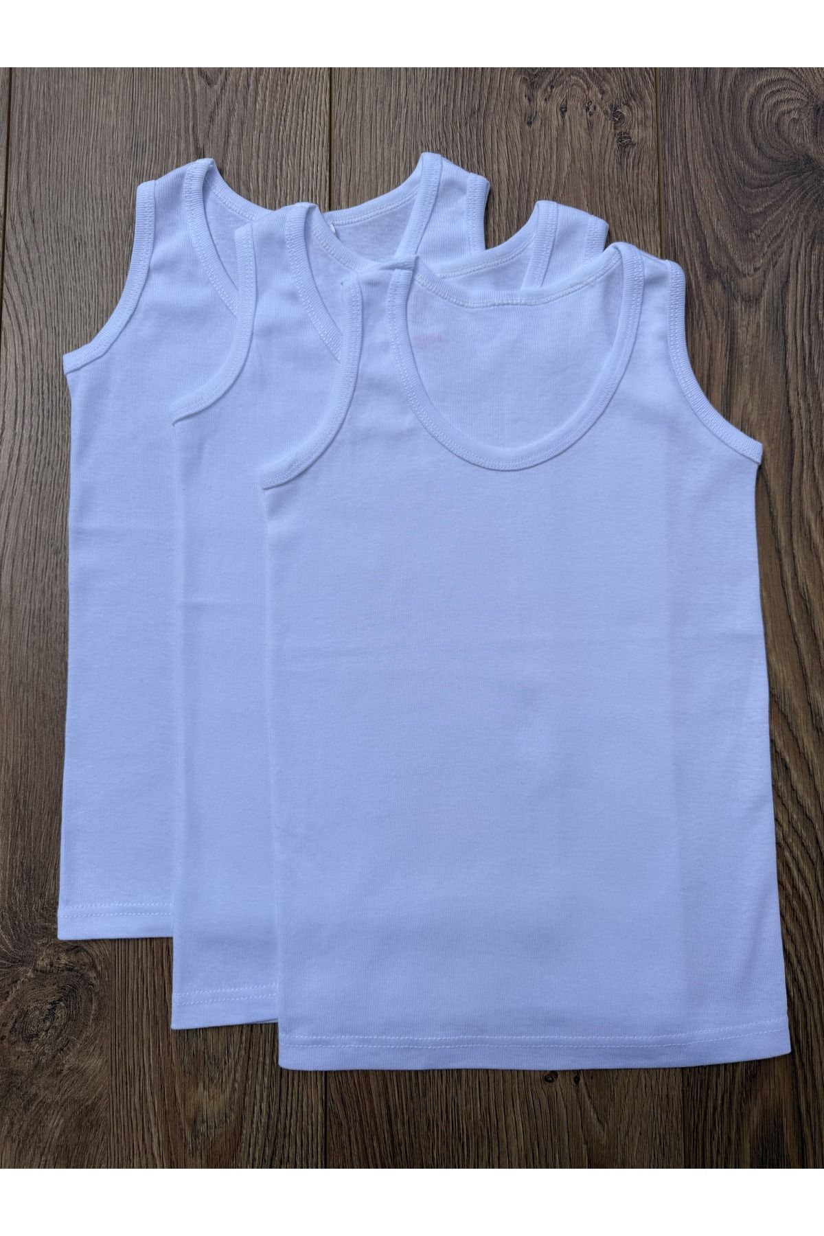 machupıcchu %100 Pamuk Erkek Çocuk Atlet 3'lü Set