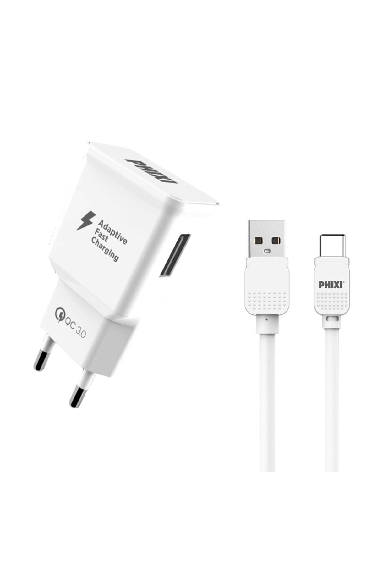 Butik Qch202t Basic 12v / 3a Qualcomm 3.0 Type-c Usb Kablolu Hızlı Şarj Cihazı