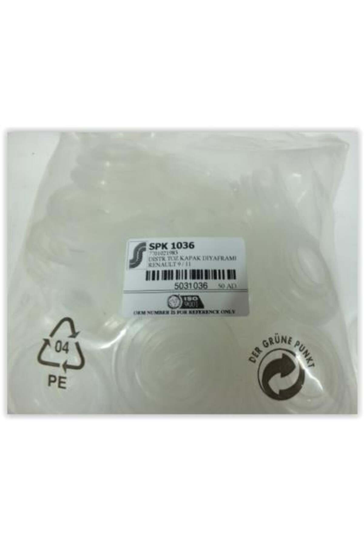 SPK DİSTRİBÜTÖR TOZ KAPAK DİYAFRAMI R9-R11