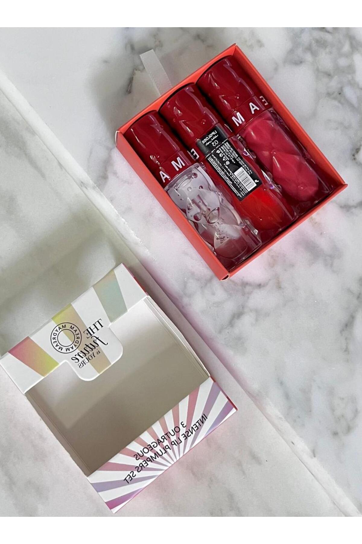 MAYDREAM-Rose and Moisturizing Glosses - 3 Degrees 3