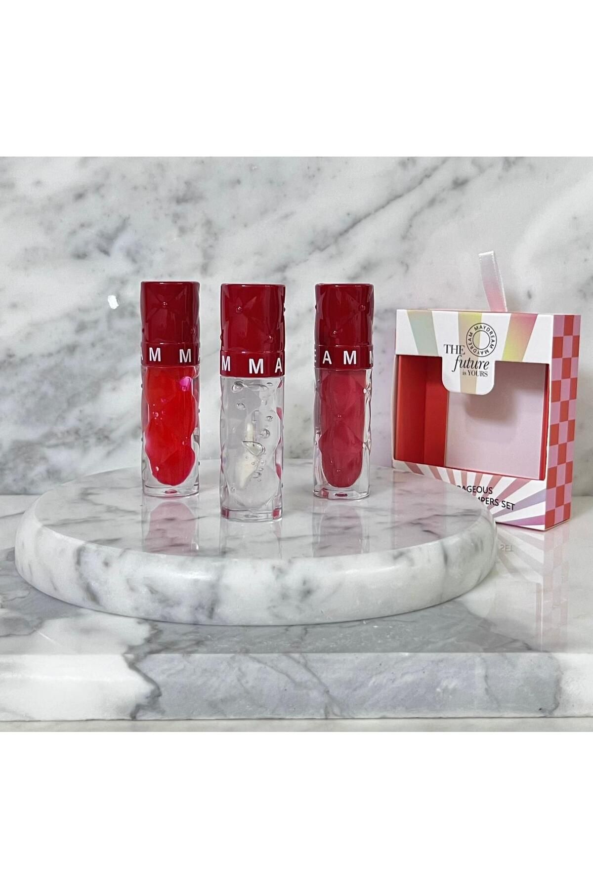 MAYDREAM-Rose and Moisturizing Glosses - 3 Degrees 2