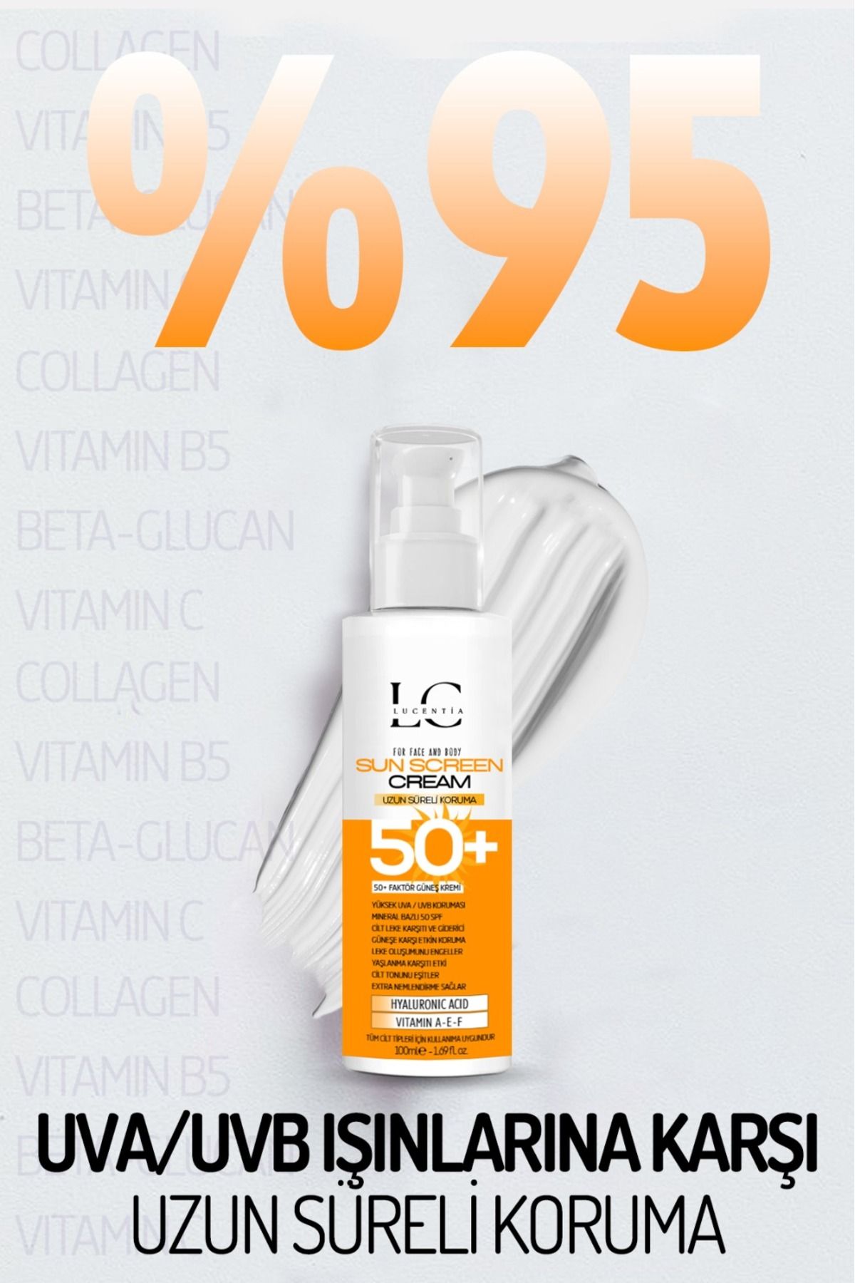 LUCENTİA-Sunscreen Cream Anti Dark Spot Spf 50 - 100 ML 4