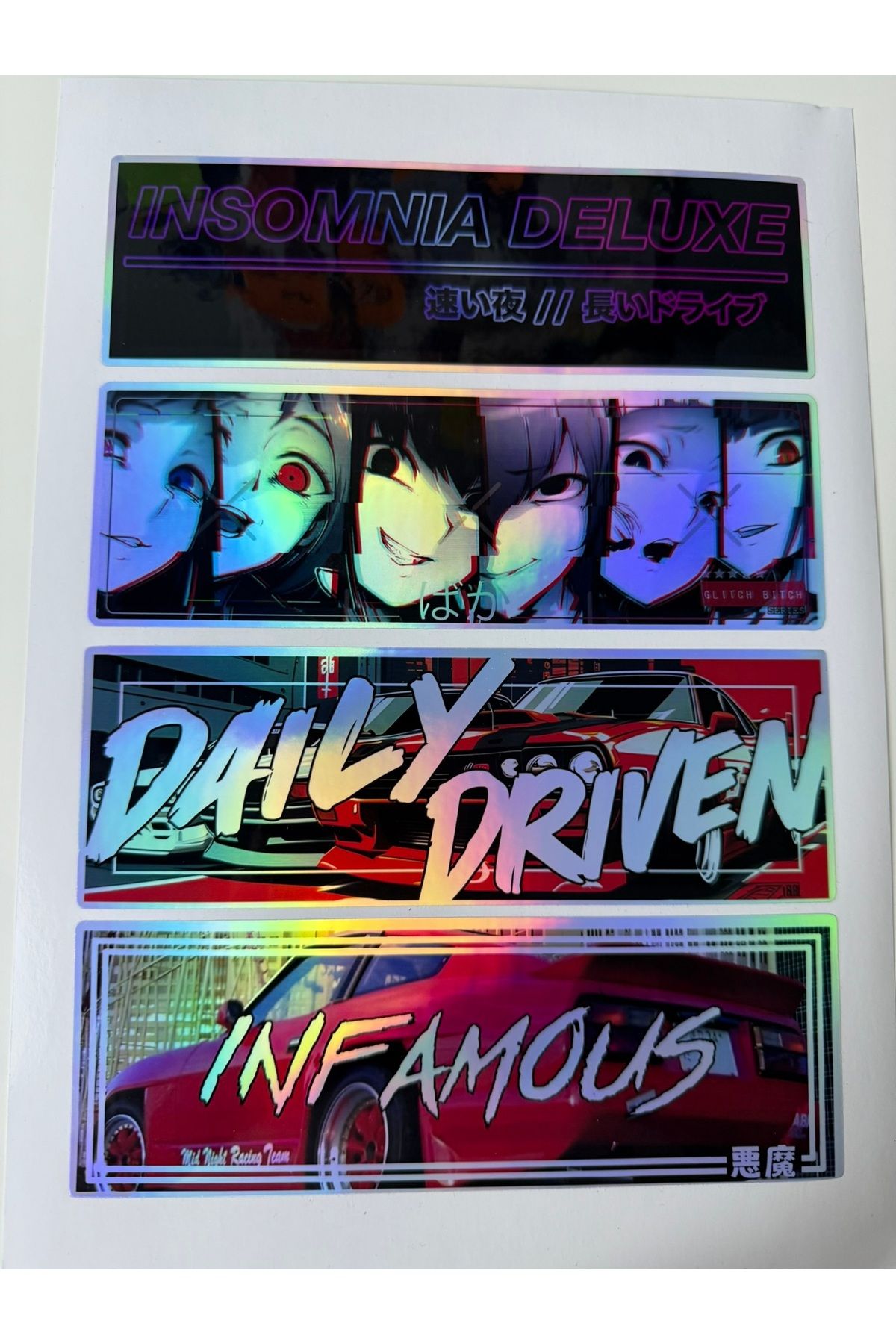 cakaybu Araç Cam Hologram Baskılı Sticker ( Etiket )