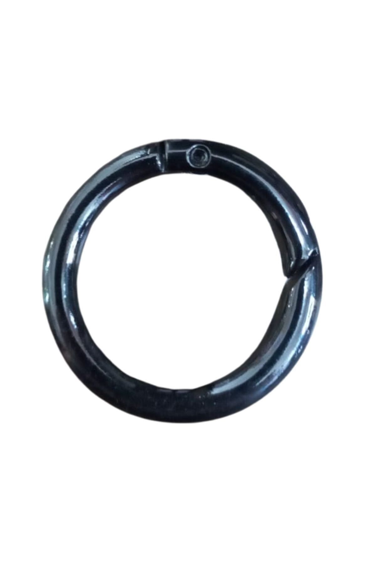 Tunastore Çanta Halkası Yuvarlak 3 cm Siyah