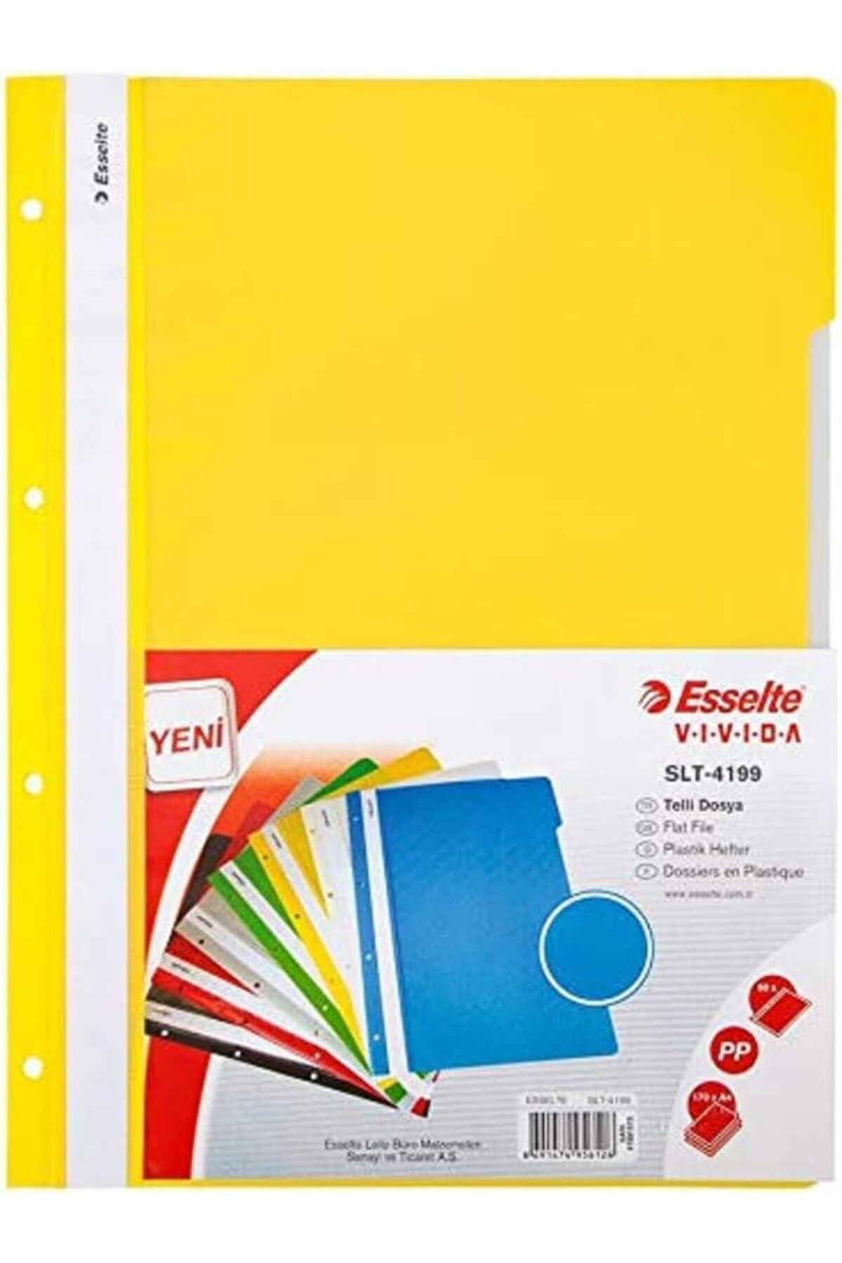 KDROĞLU KDROGLU 41991515 Telli Dosya, Sarı 50'li New Desing 1109836