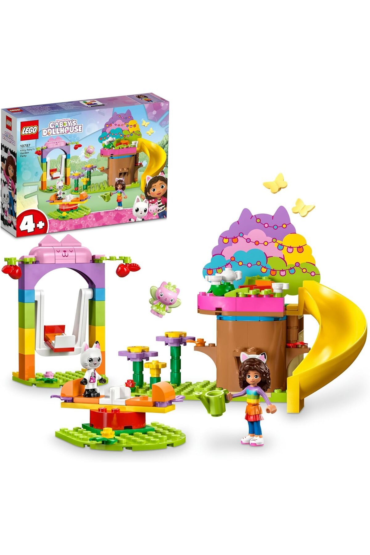 mazıdağı mazzıdağ Gabby's Dollhouse Peri Kedi’nin Bahçe Partisi 10787-4 Yaş ve Üzeri Çocuklar için A
