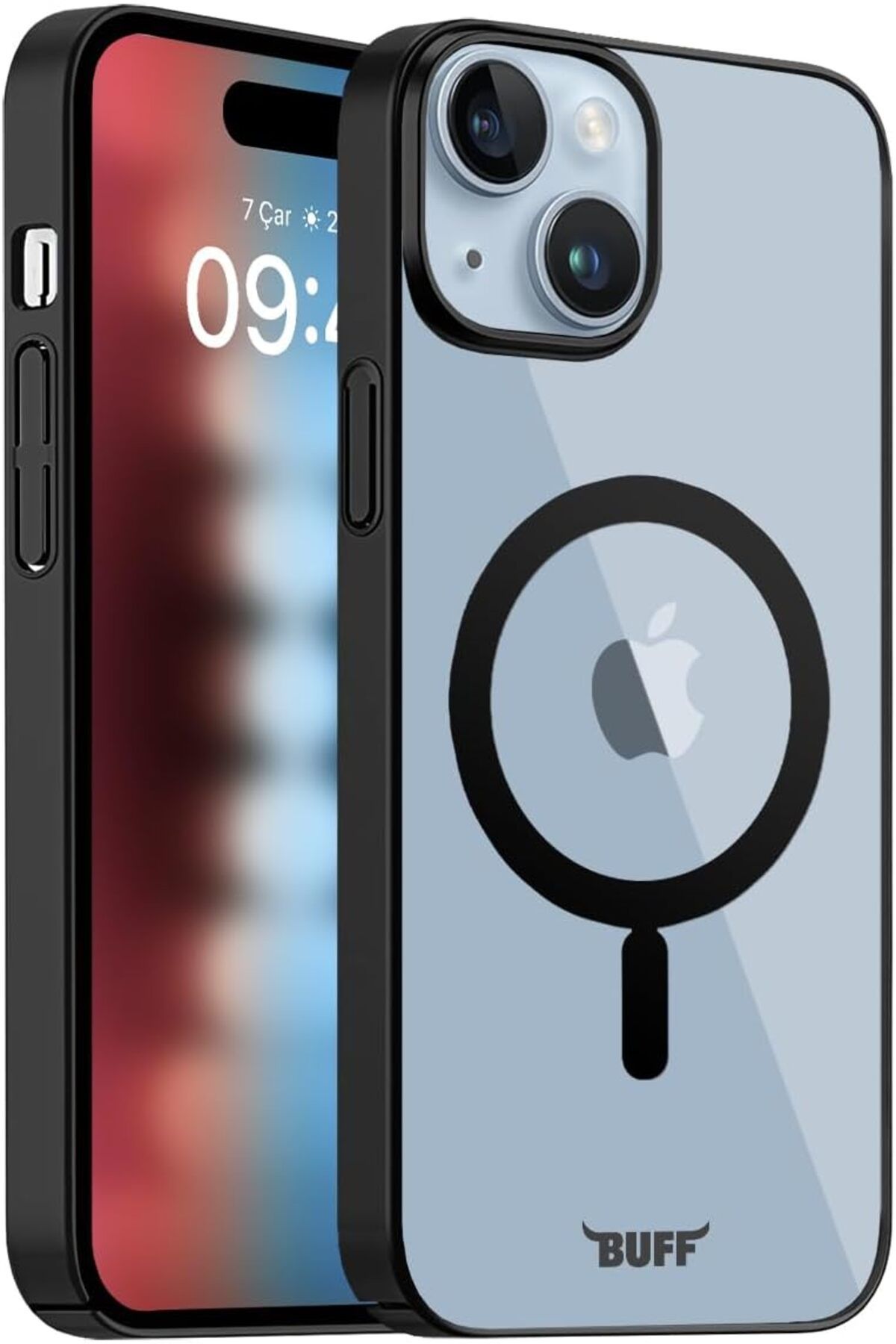 KDROĞLU KDROGLU LABS iPhone 15 ile Uyumlu MagSafe Uyumlu Slim Fit Kılıf Kablosuz Şarj Destekleyen Sararma
