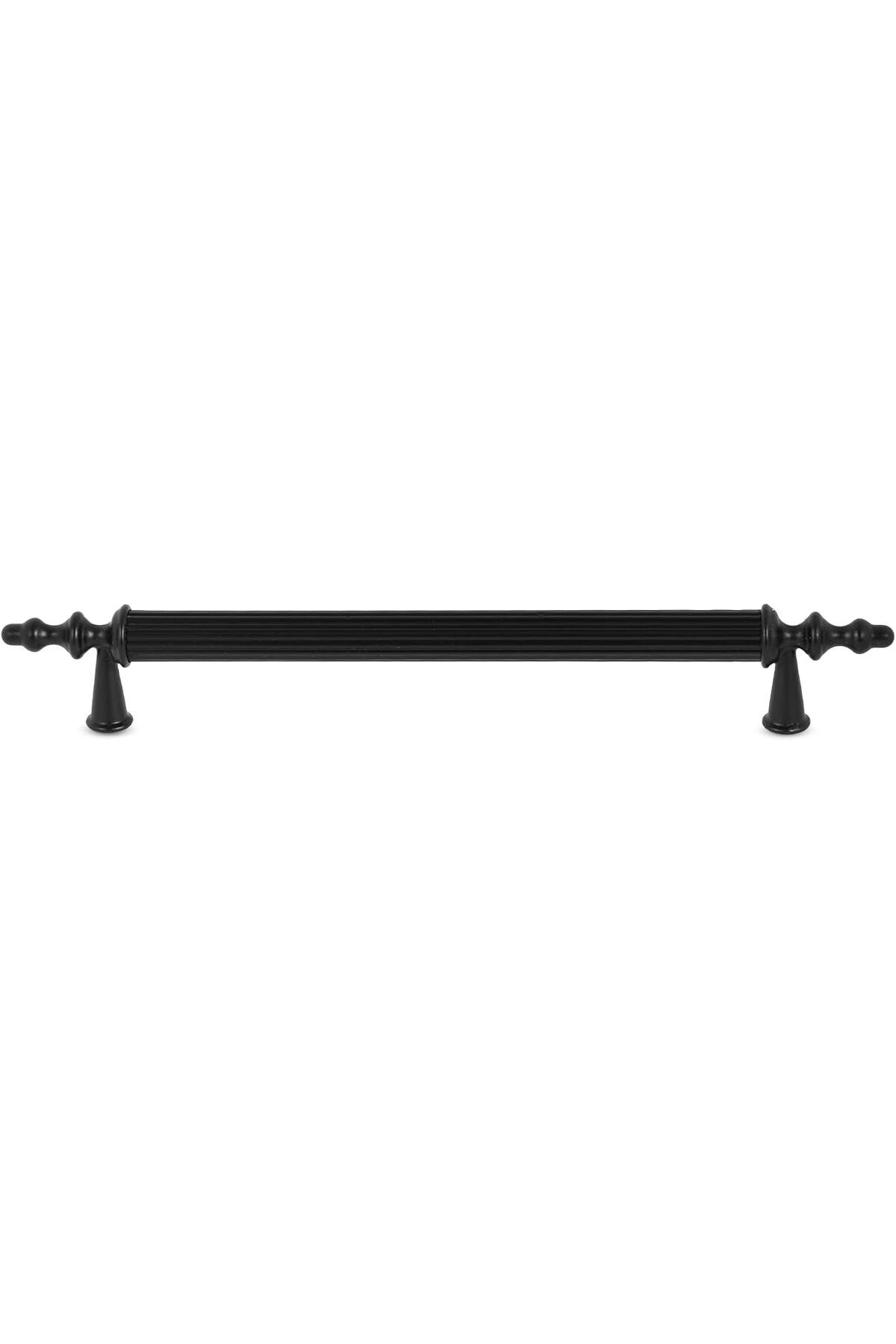 KDROĞLU GEÇMEZ Çekmece Dolap Kapak Kulpu Kulbu Lüks Metal Kulp 9,6 cm Mat Siyah AVM 1114477