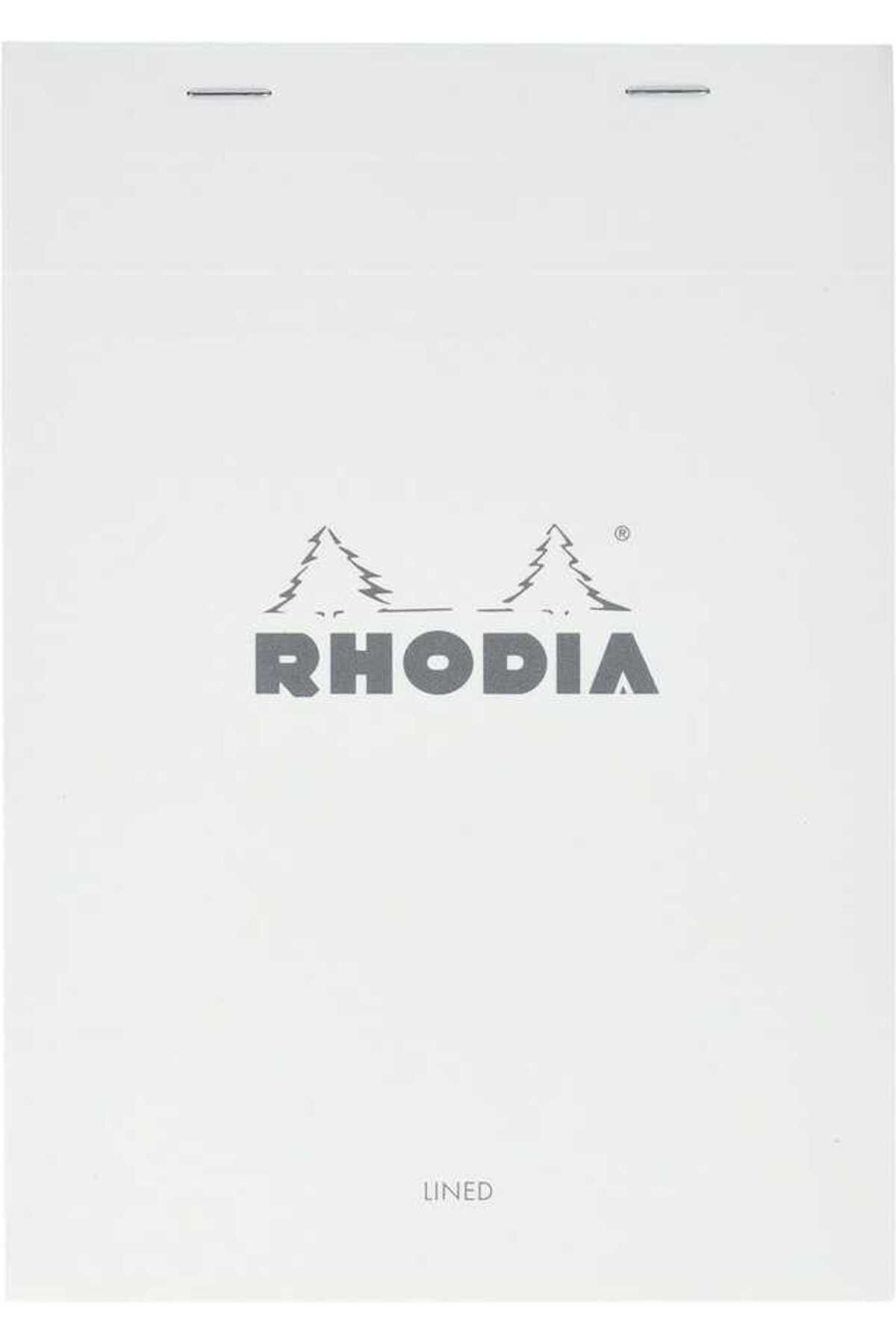 Rhodia-White Bsc 80 Sheets A5 Lined Block Notebook 1