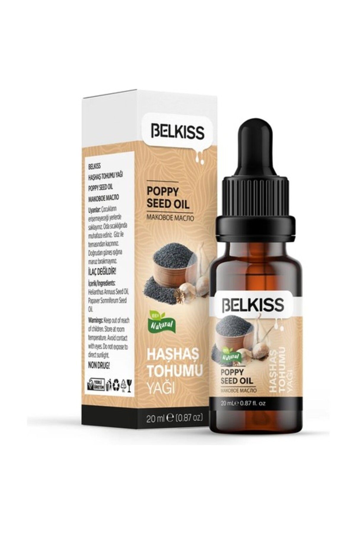 ALVİT Belkıss Haşhaş Yağı 20 Ml