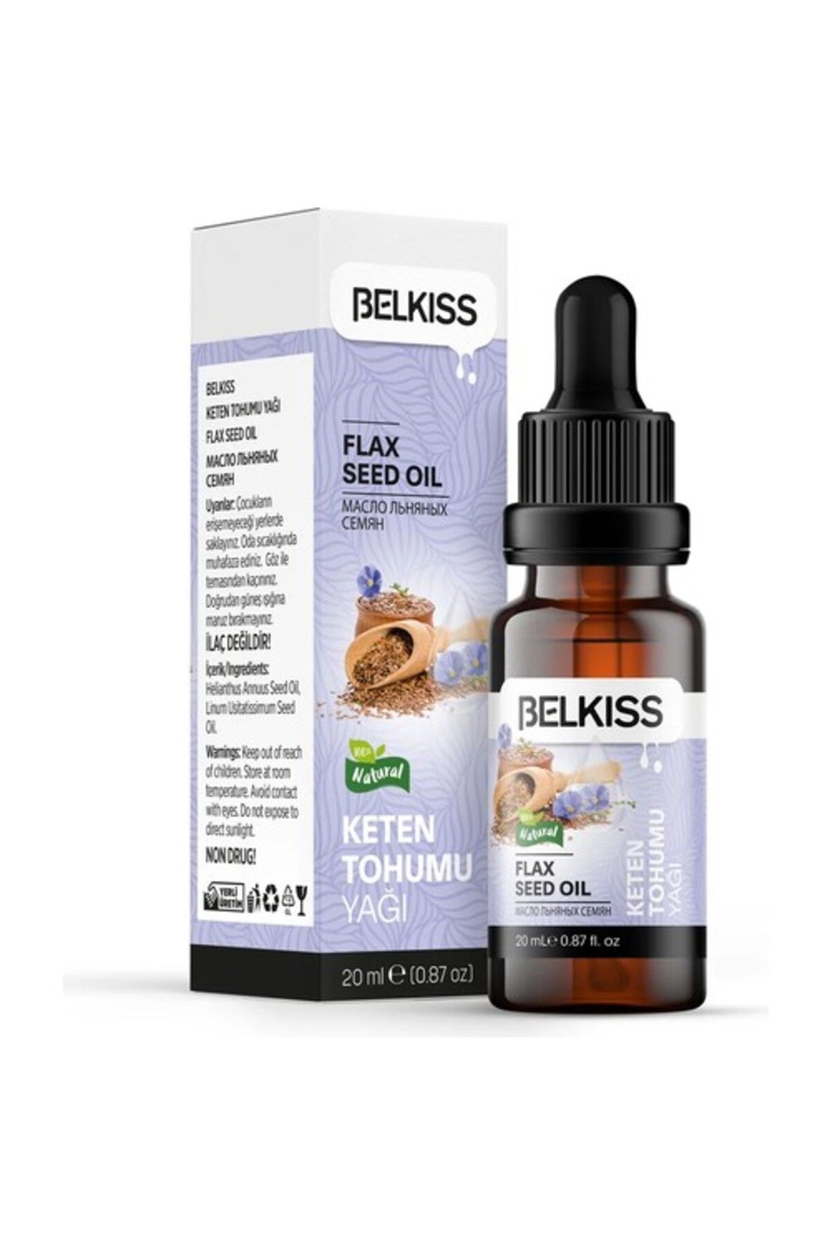 ALVİT Belkıss Keten Tohumu Yağı 20 Ml