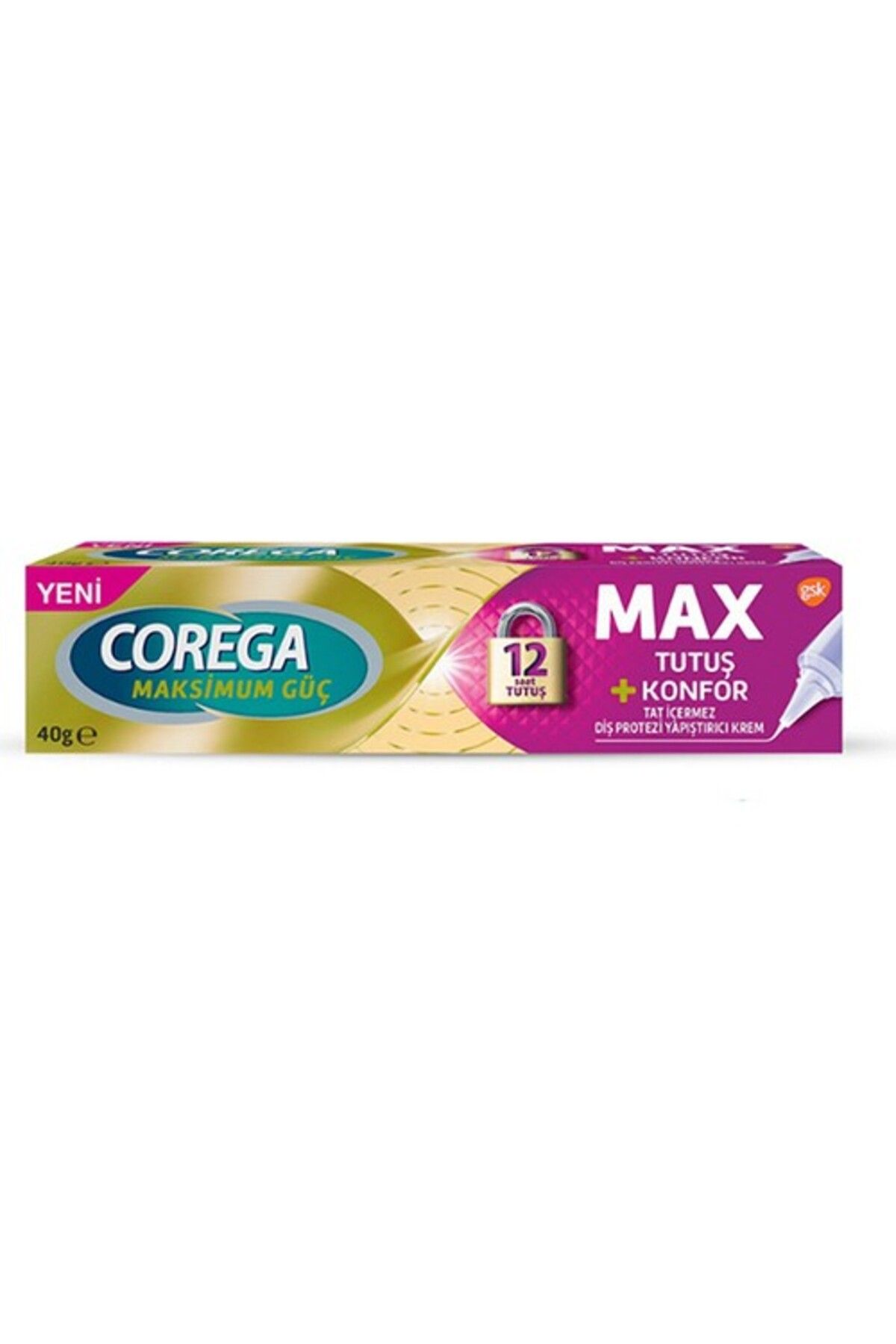 Corega Maksimum Güç Diş Protez Yapıştırıcı Krem 40 G