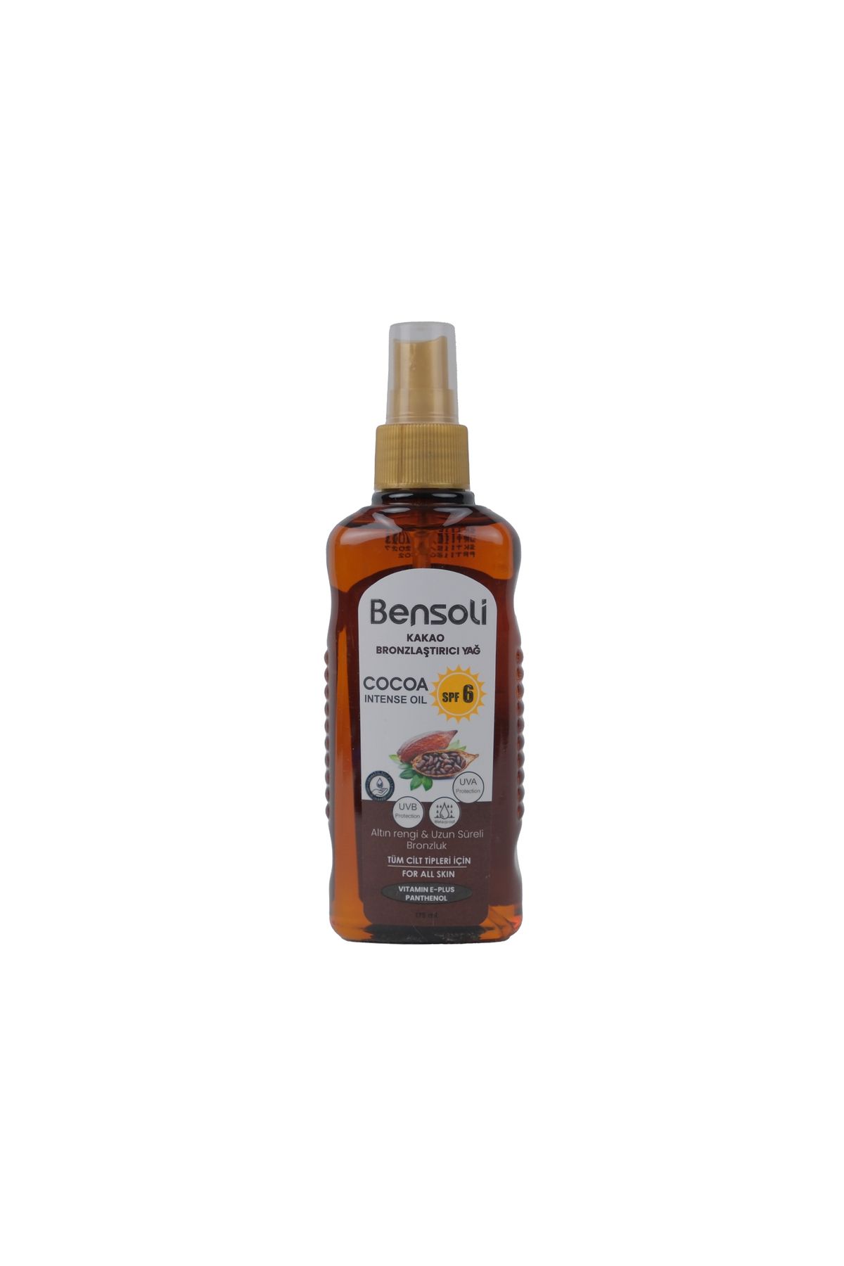 ALVİT Bensolı Kakao Bronzlaştırıcı Yağ 6 Spf 175 Ml