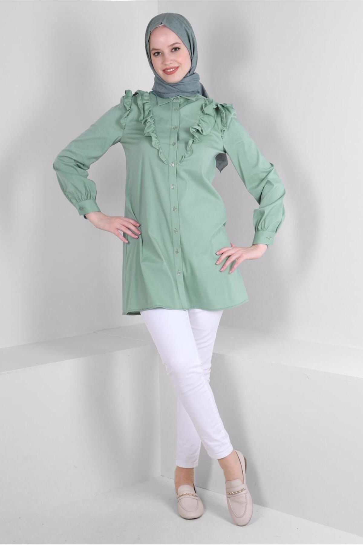 تونیک پیراهن رفل 43680 Alvina