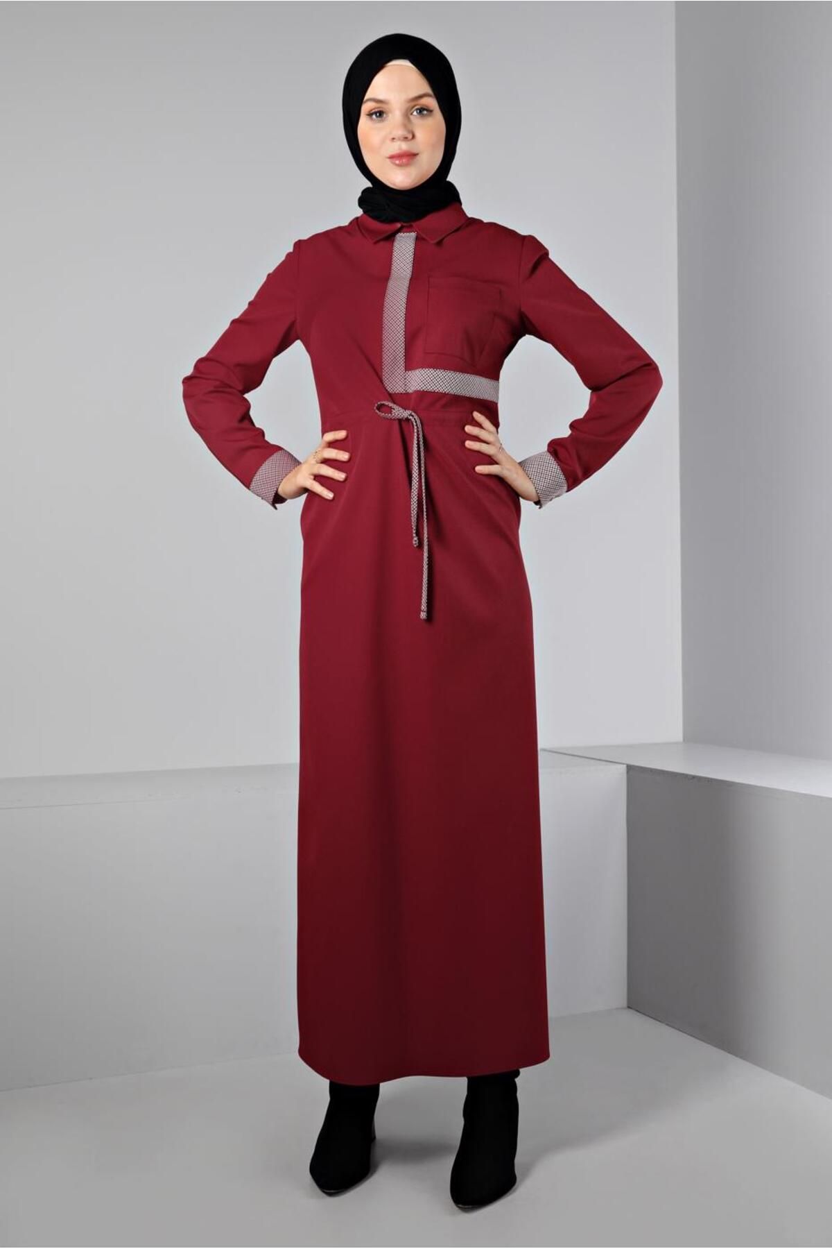 لباس کمر جمع شده 43435 Alvina