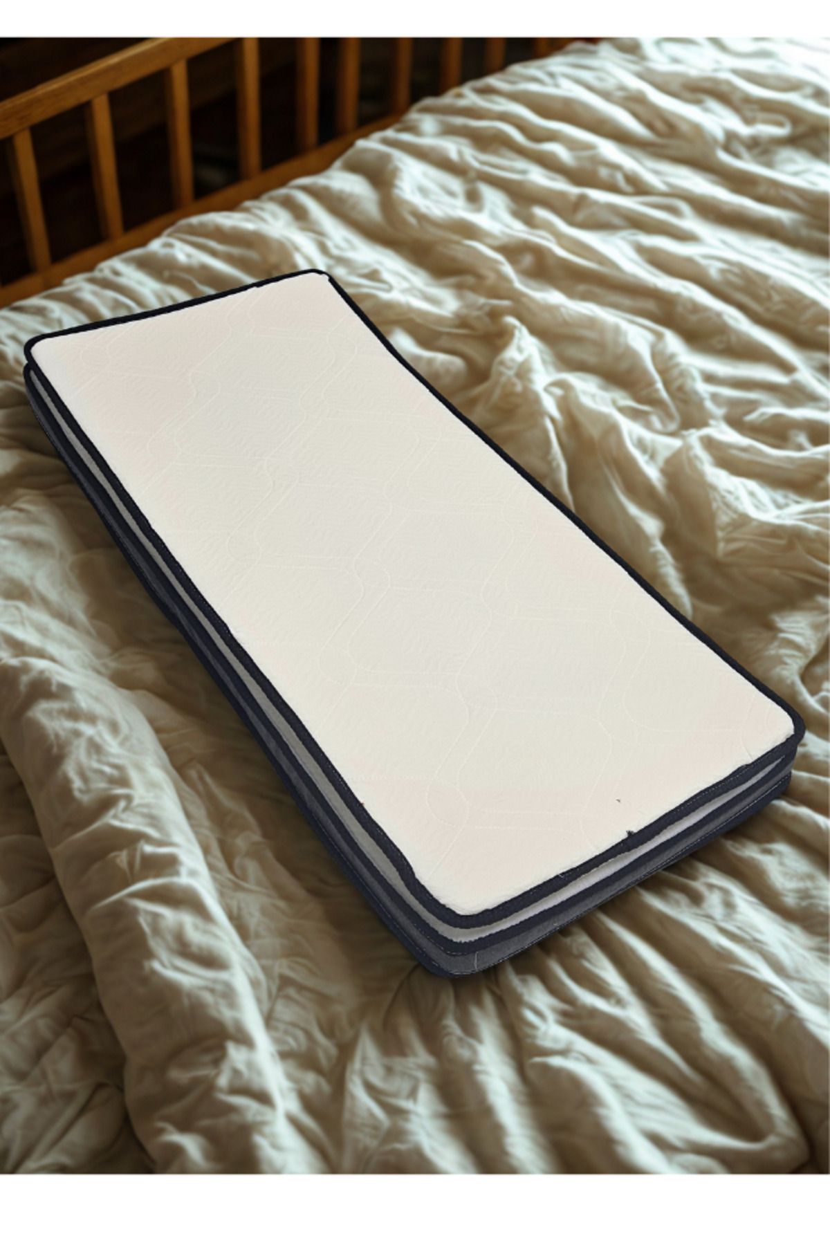 smart home-2 Layer Foam Mattress, Soft Comfortable Baby Crib Mattress with Flower Design (10X70X150cm) 7