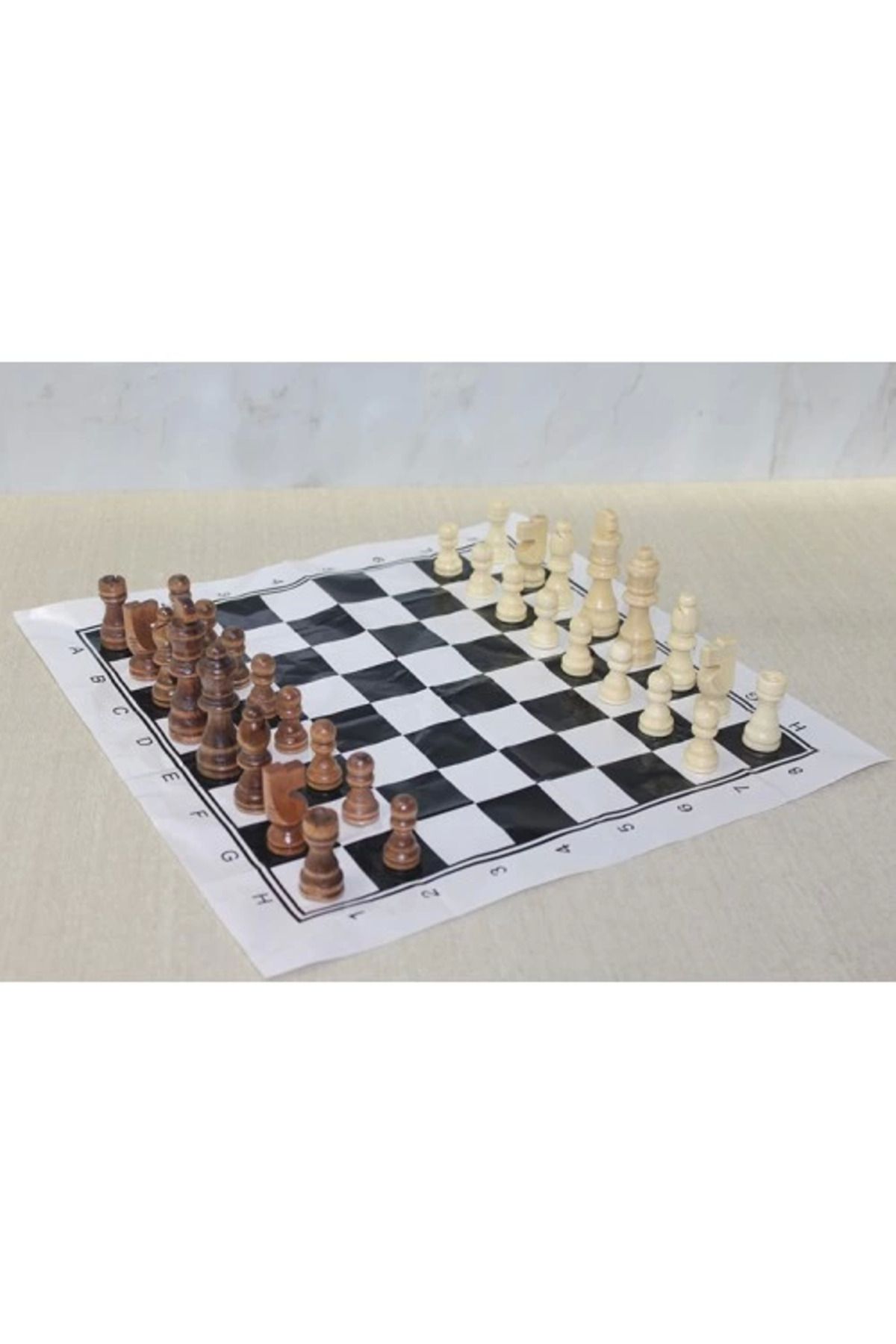 MELFSHOP Ahşap Satranç Taşı 9 Cm