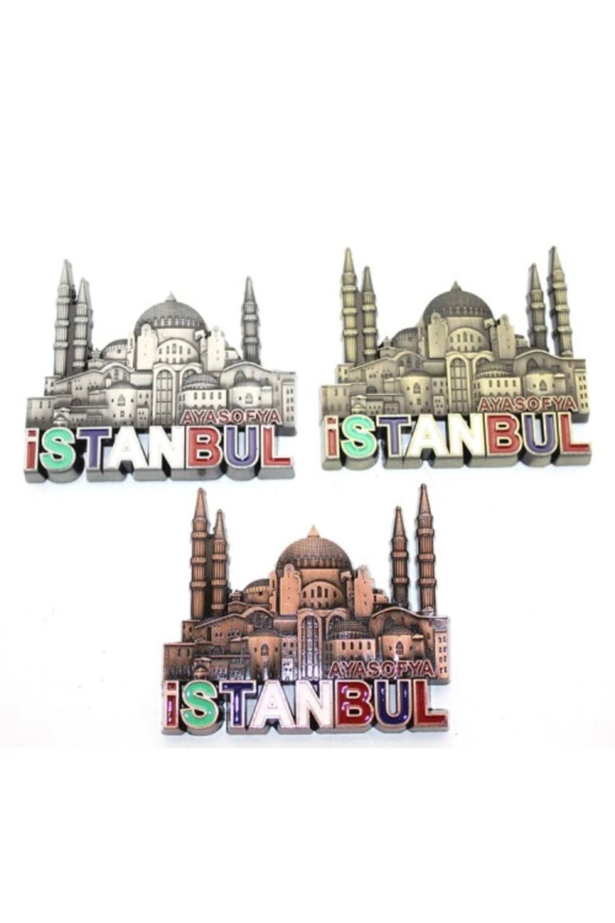 hayalimsah İstanbul Temalı Metal Magnet Model 6