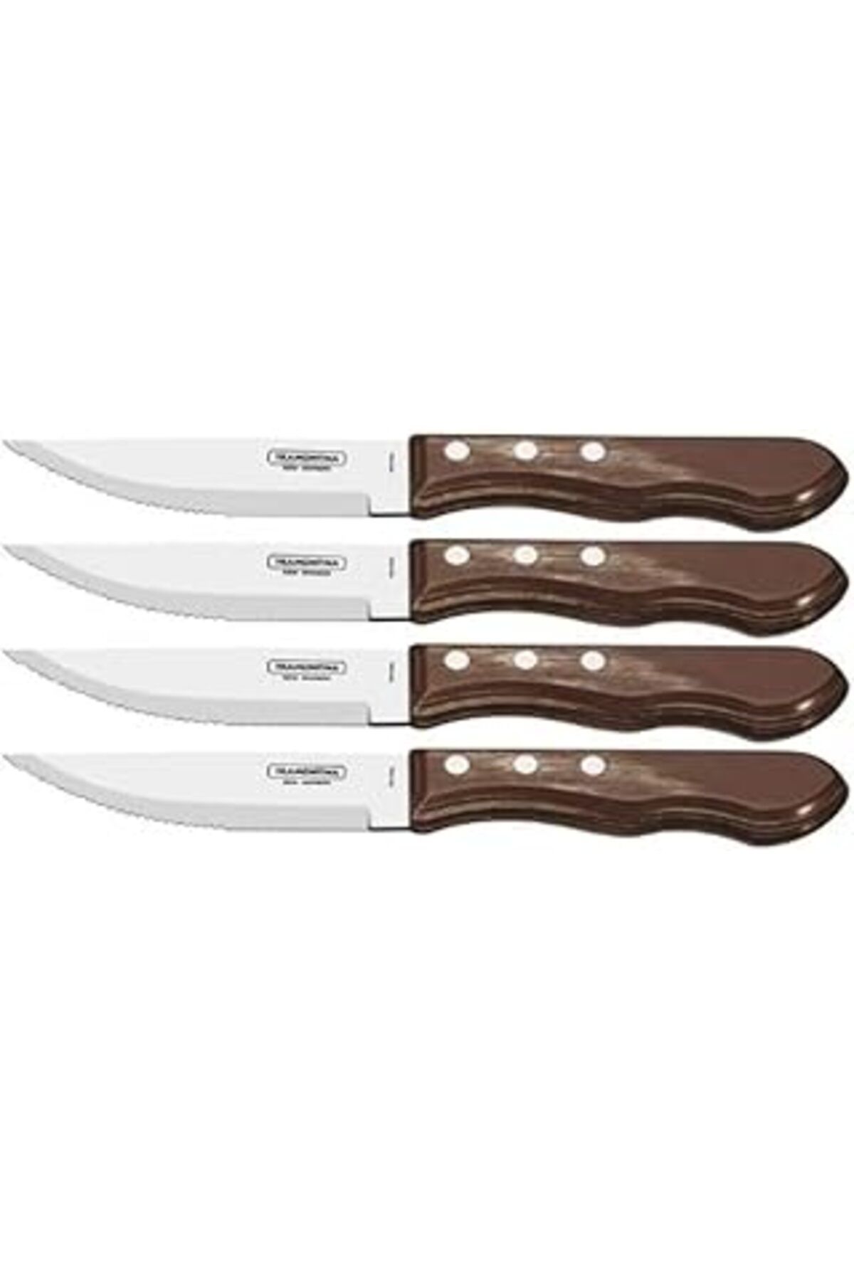 Mu Art Ahşap Tramontina Churrasco 21199/931 Jumbo Biftek-Steak Bıçağı (4Lü Blister)