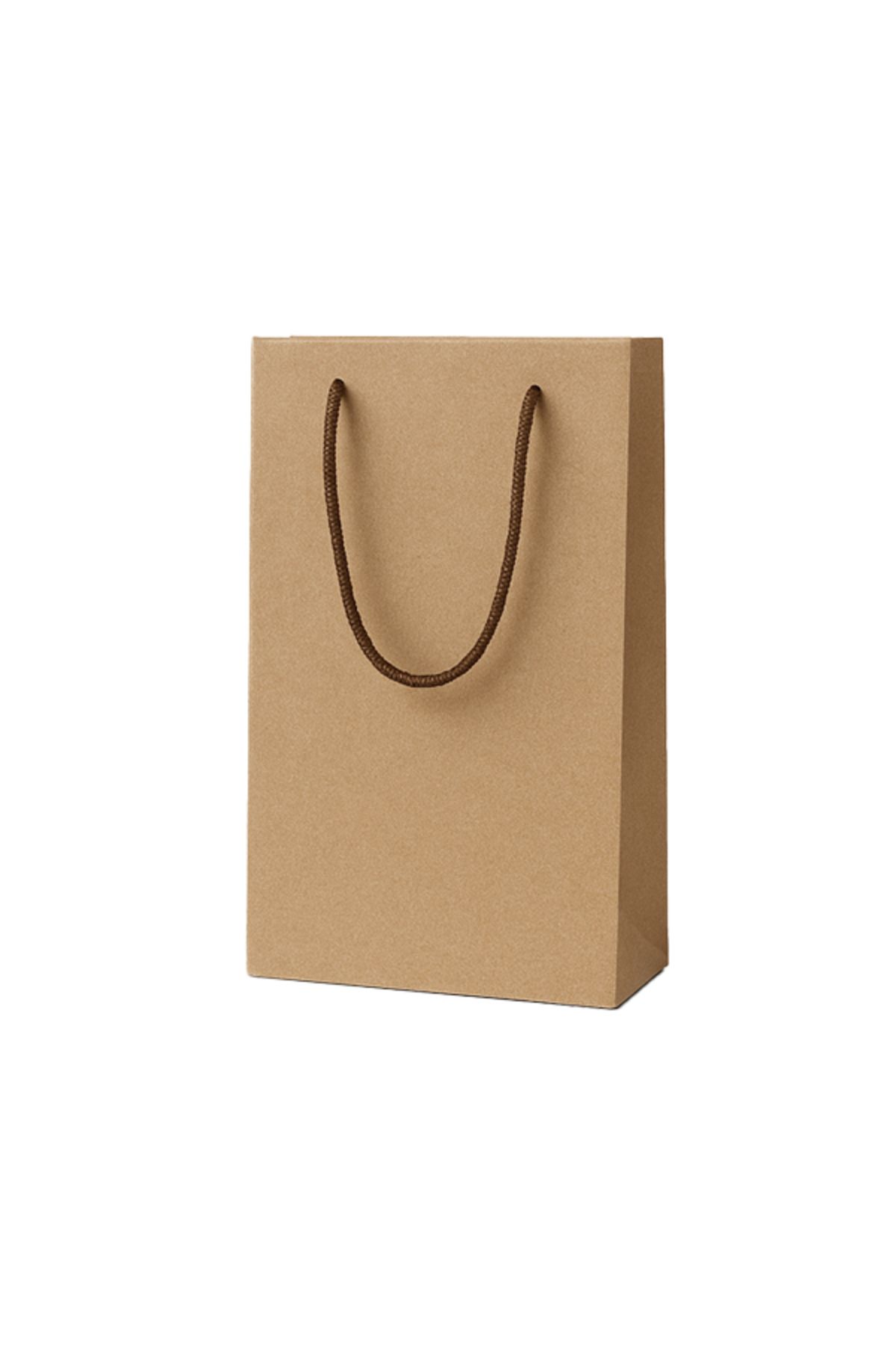 OLİ Art 6 Bucăți Pungi Groase Kraft - Cadou Și Pungi Kraft 17x27 Cm - One Size