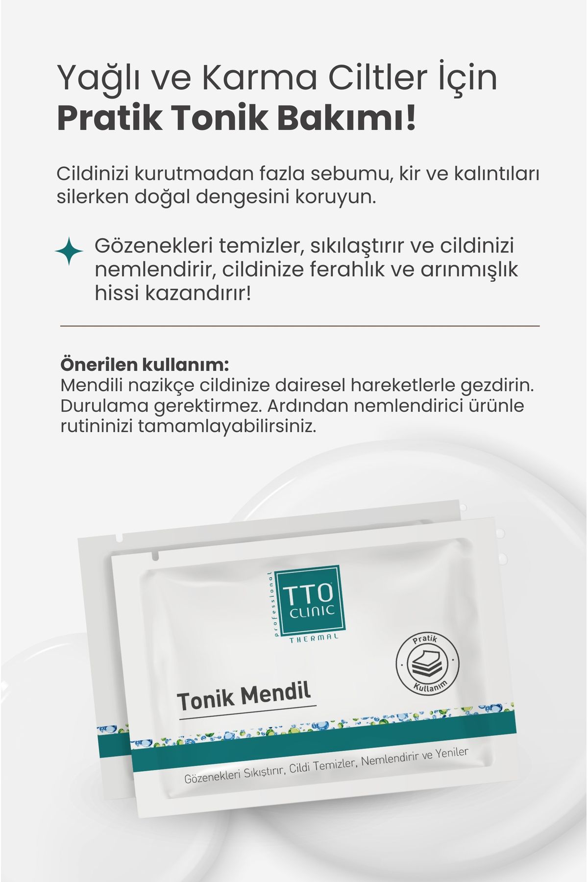 تونر CLINUC TONIK TIPES عملی استفاده از روغن درخت چای وحشی IG آلوئه ورا Tto