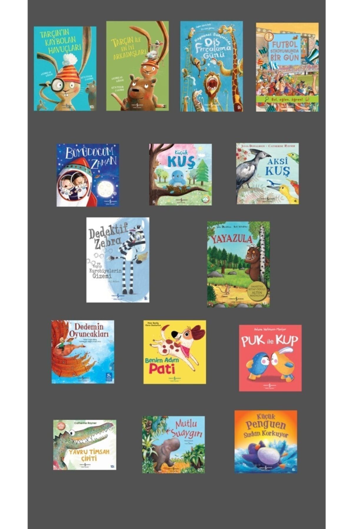 Türkiye İş Bankası Kültür Yayınları Anasınıfı Ve Okul Öncesi Öğrenciler Için Resimli Masal-hikaye-öykü Kitapları 15 Kitap Set fotoğrafı 2 (önizleme)