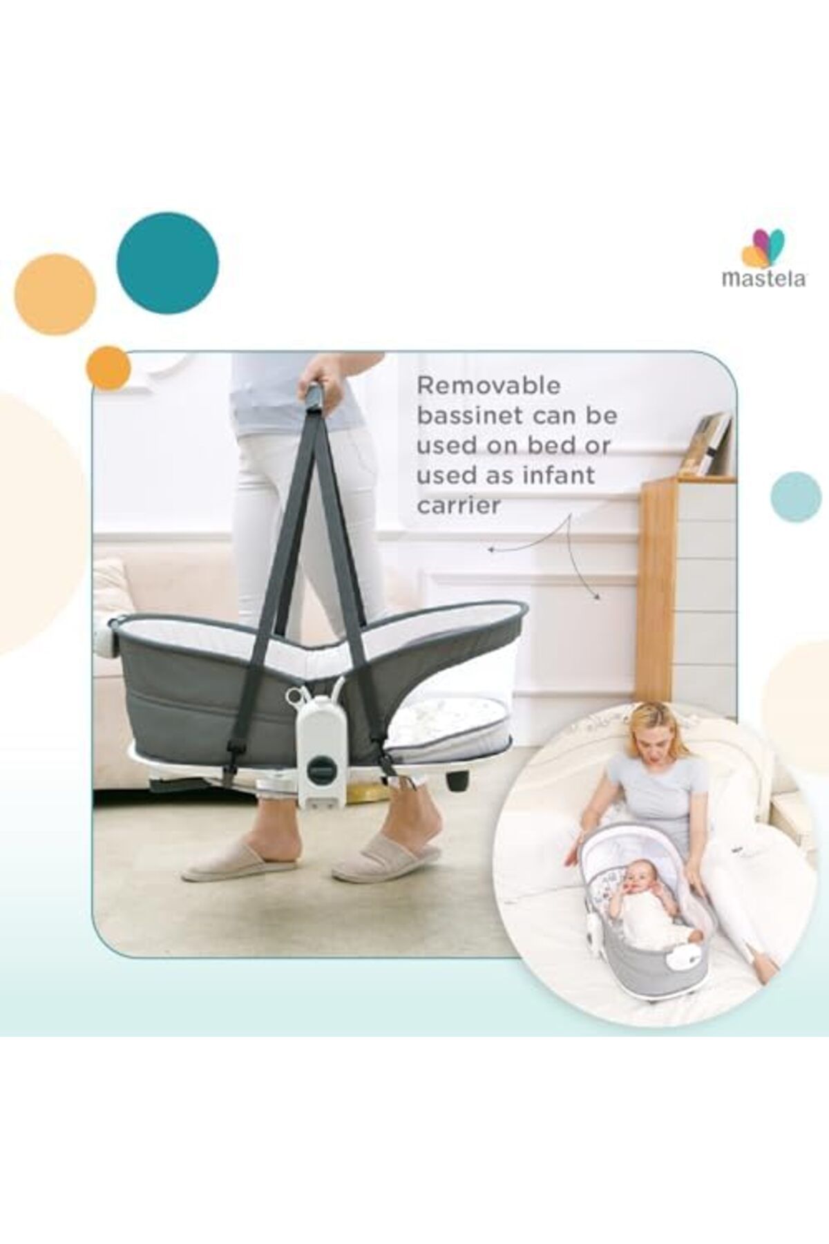 Mastela-6-in-1 Multifunctional Baby Bed by Mastela 5