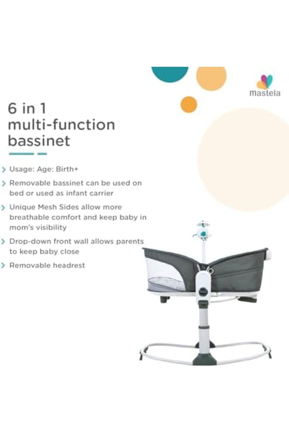 Mastela-6-in-1 Multifunctional Baby Bed by Mastela 7