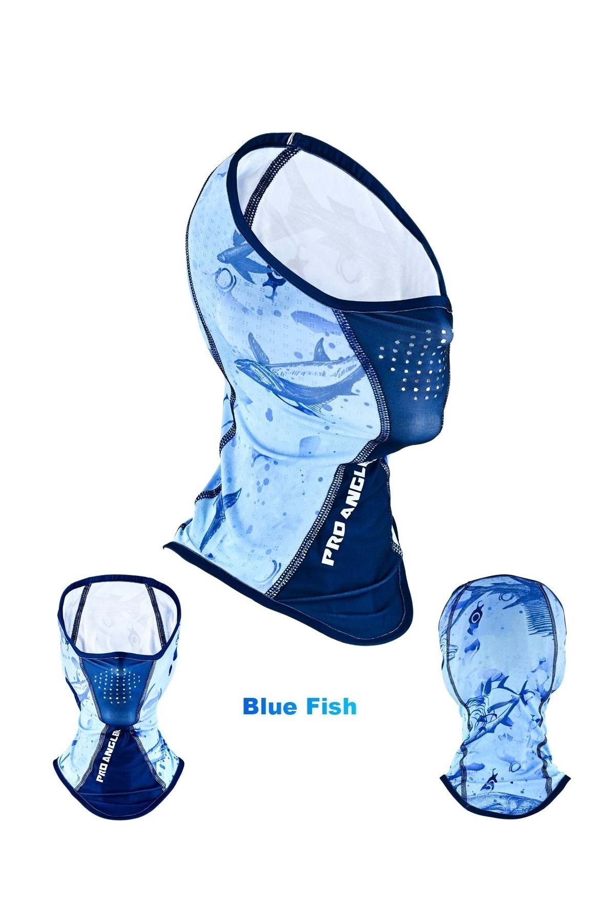 Fujin Pro Angler Sungaiter Boyunluk - Blue Fish