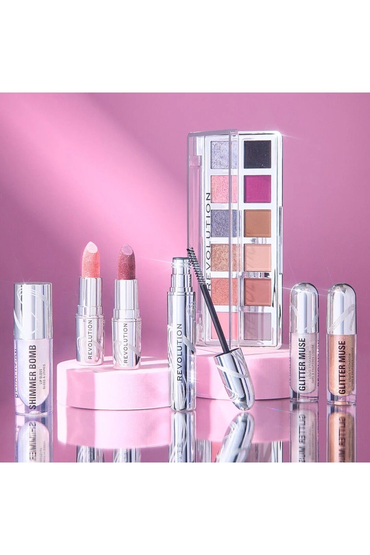 Revolution-Metallic Muse Glitter Muse Liquid Eyeshadow Silver - Liquid Eyeshadow Silver 4