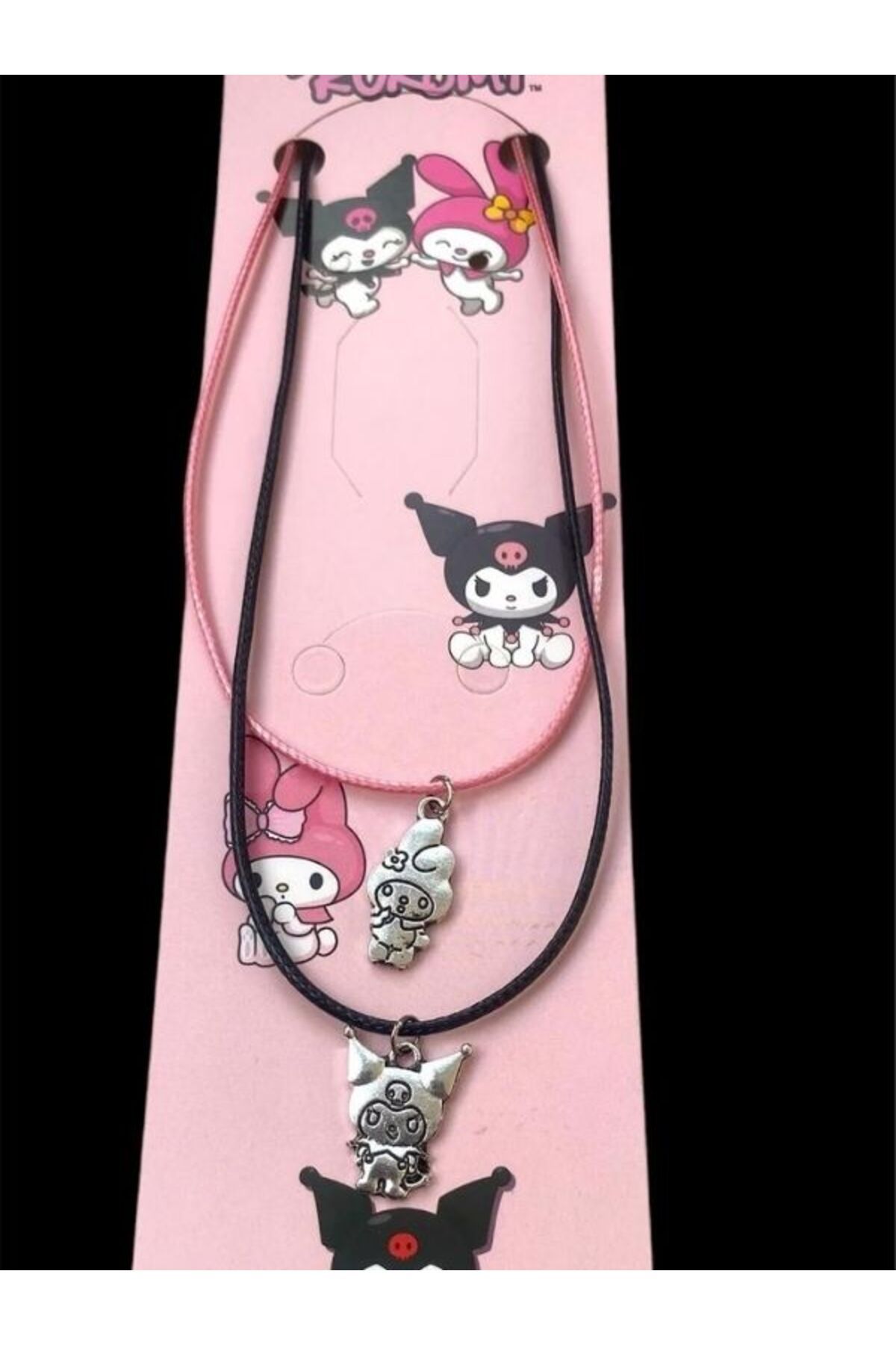 VerdeHome-Kuromi Themed Necklace and Bracelet Set Friend and Lover Necklace Bracelet Set, Mother's Day Gift 3