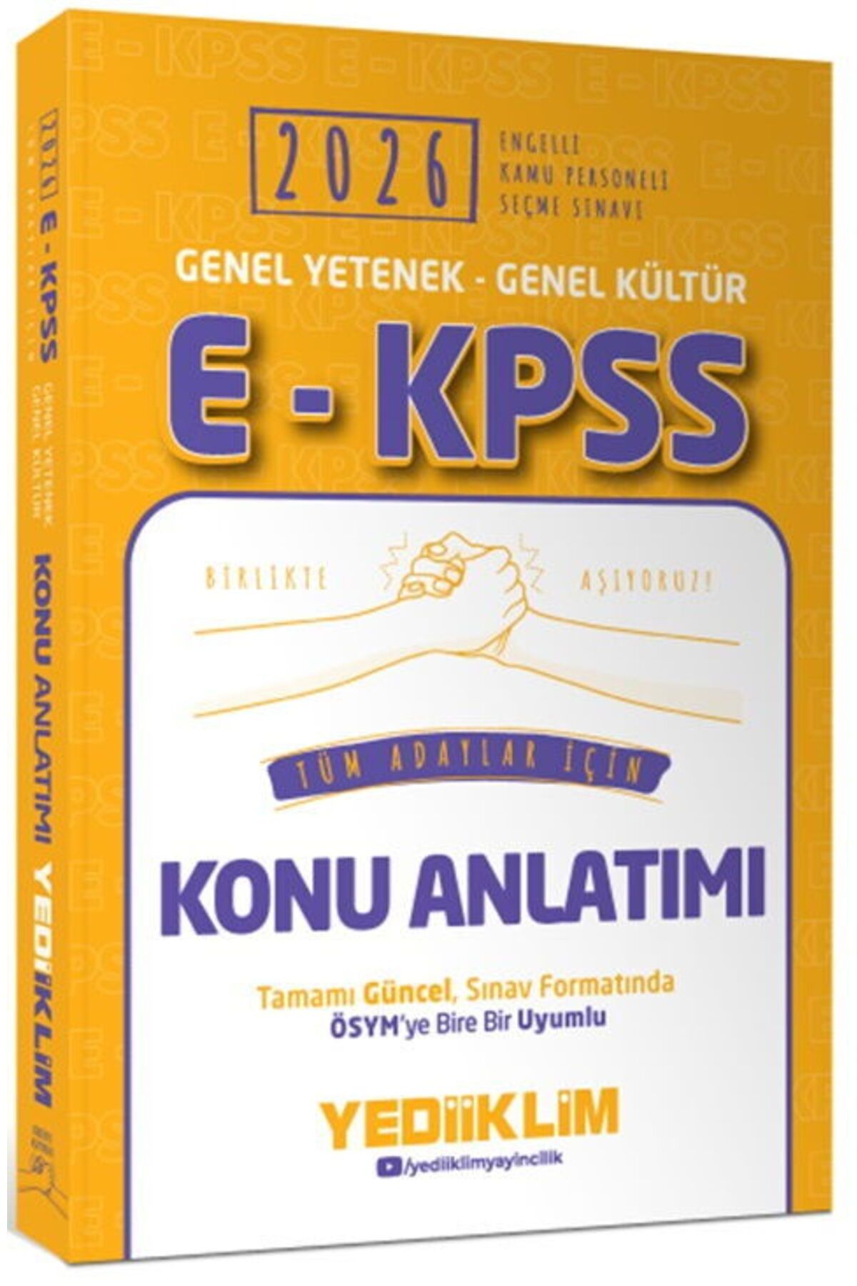 Yediiklim Yayınları Yediiklim Yayınları 2026 E - KPSS Genel Yetenek Genel Kültür Tüm Adaylar İçin Konu Anlatımı