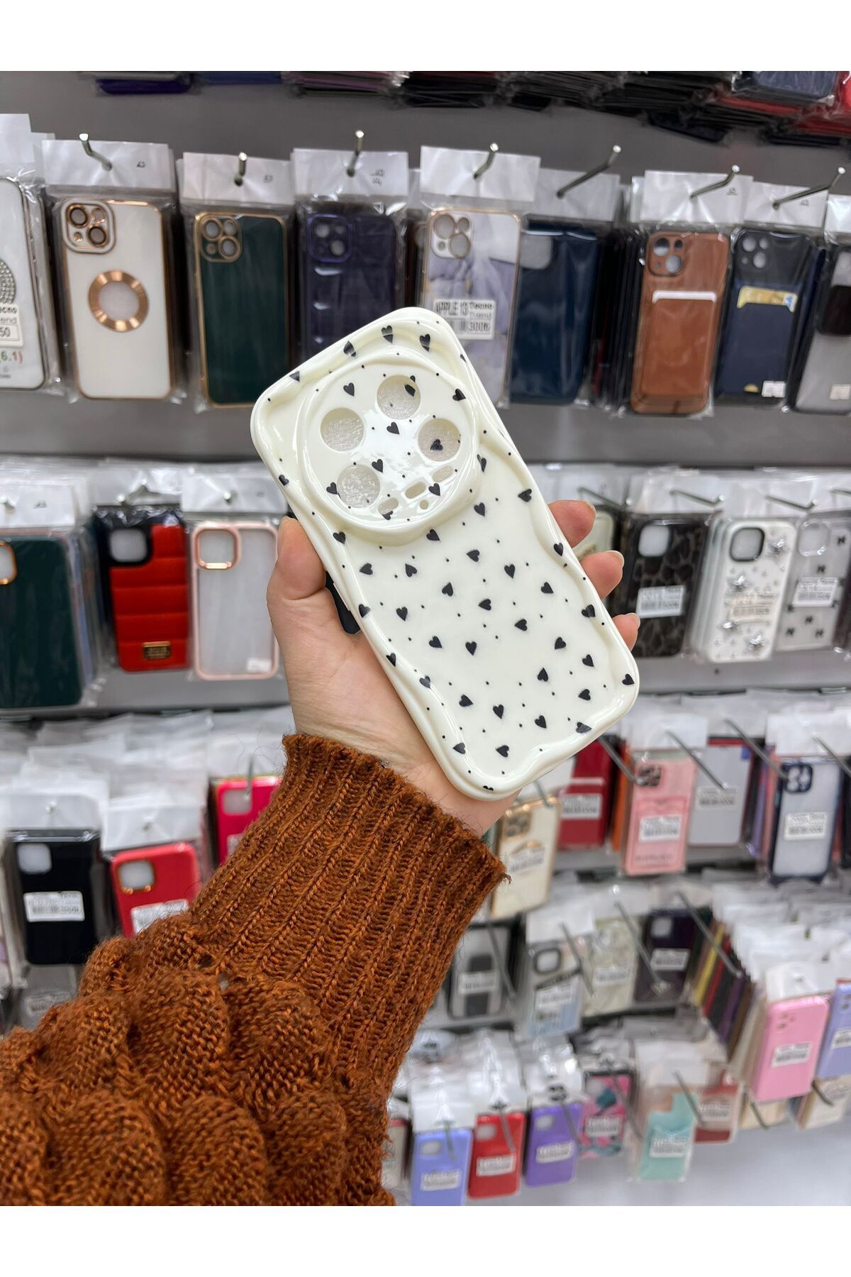TECNOTREND Xiaomi Mi 14 UltrA Kalpli Desenli Baskılı Kabarık Kılıf