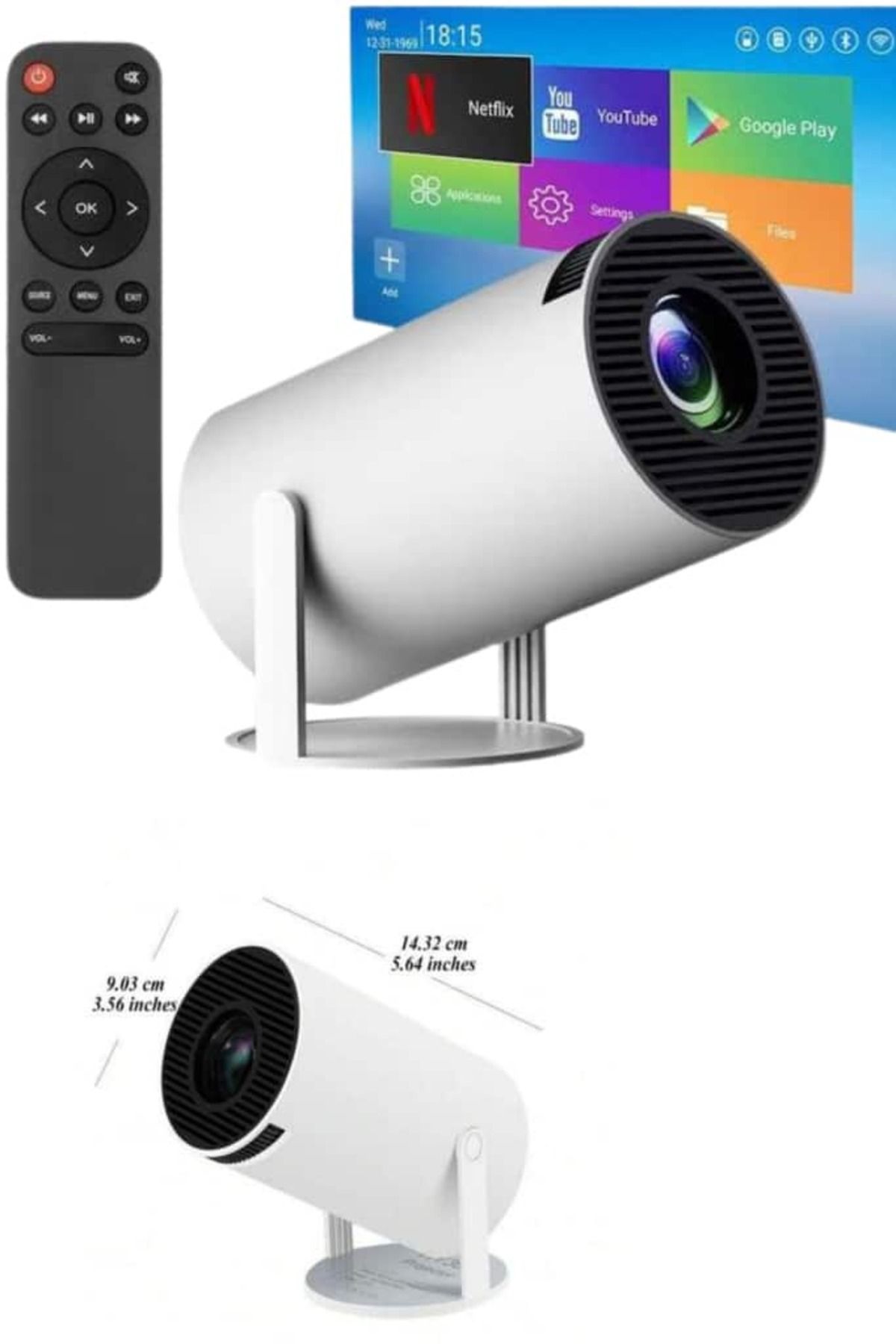 SAYARMARKT Ayaklı Mini Sinema Projektör