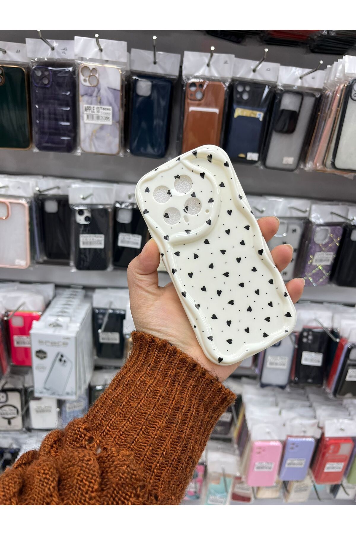 TECNOTREND Xiaomi Mi 14 Kalpli Desenli Baskılı Kabarık Kılıf