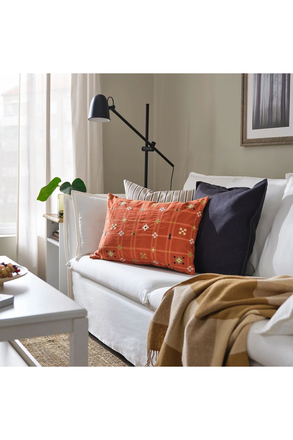IKEA-Kustgran Cushion Cover, Red, 40X58 cm 2