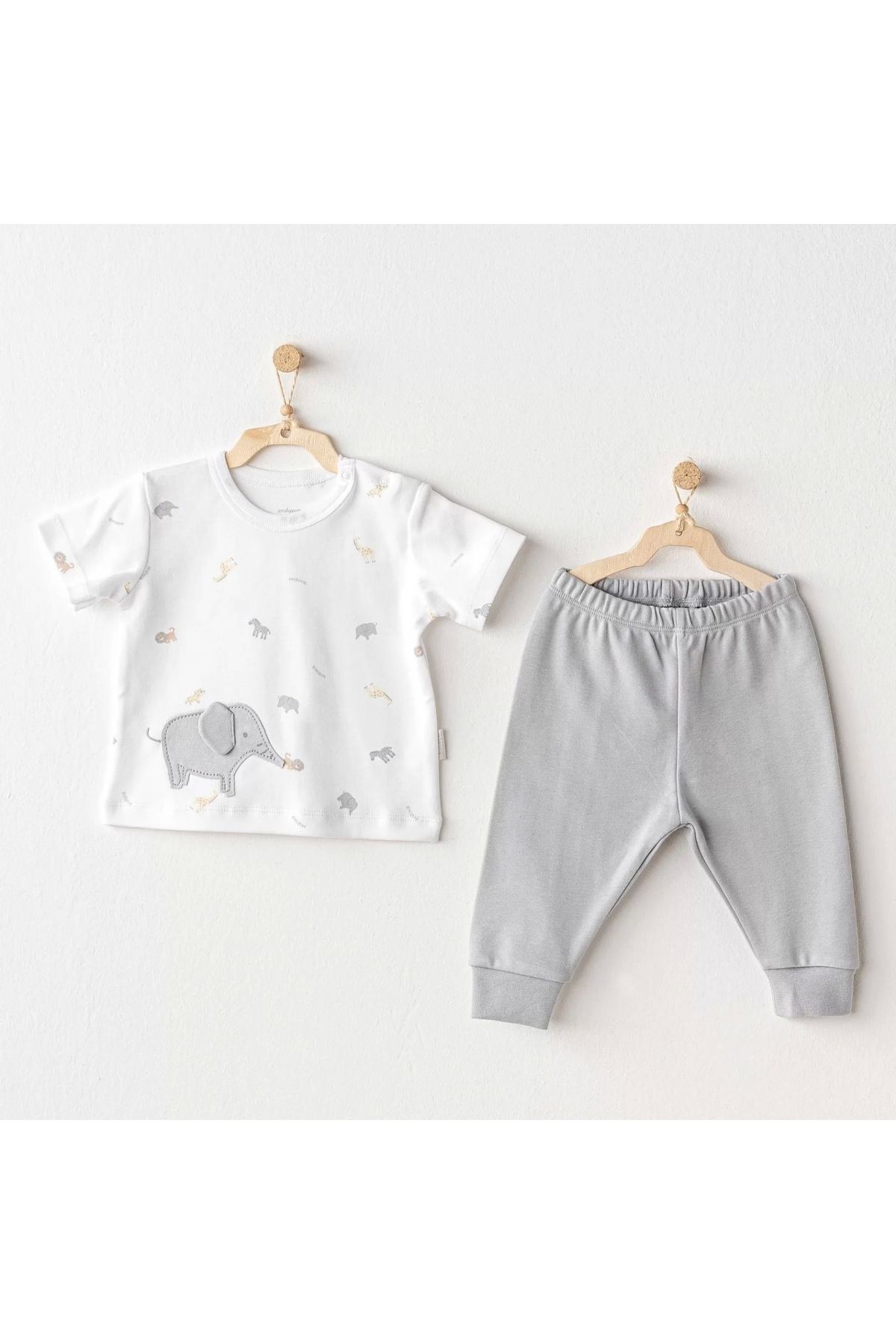 YenisiniAl Andywawa Ac25809 Little King 2'li Takım Grey
